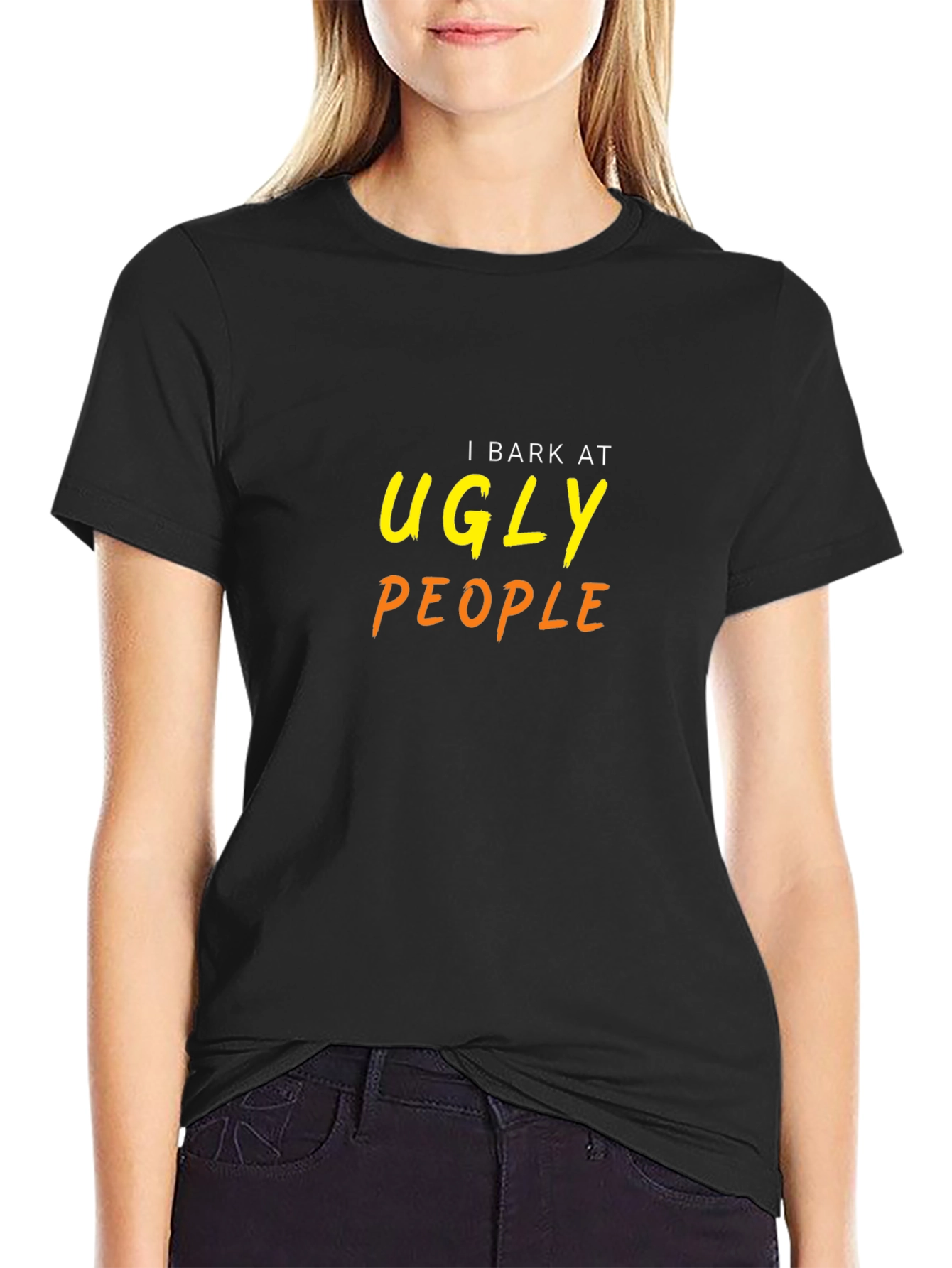 I Bark At Ugly People Graphic Tee