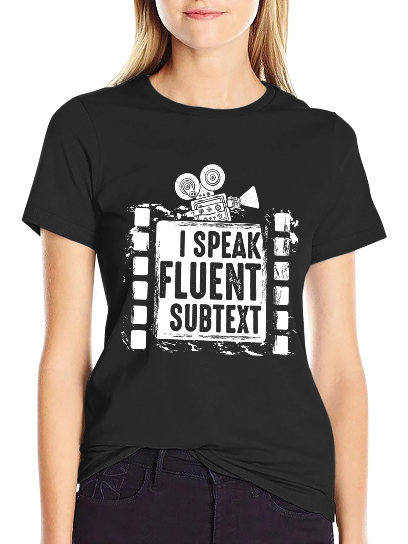 I Speak Fluent Subtext T-Shirt - Movie Buff Tee