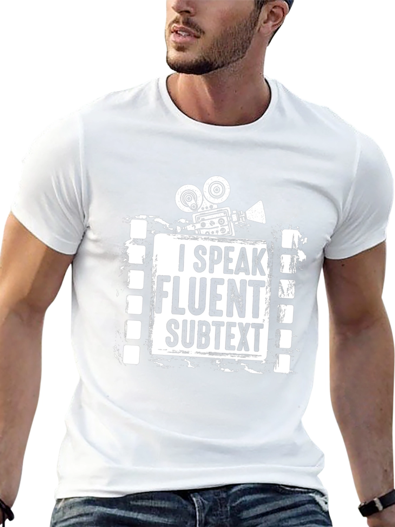 I Speak Fluent Subtext T-Shirt - Movie Buff Tee