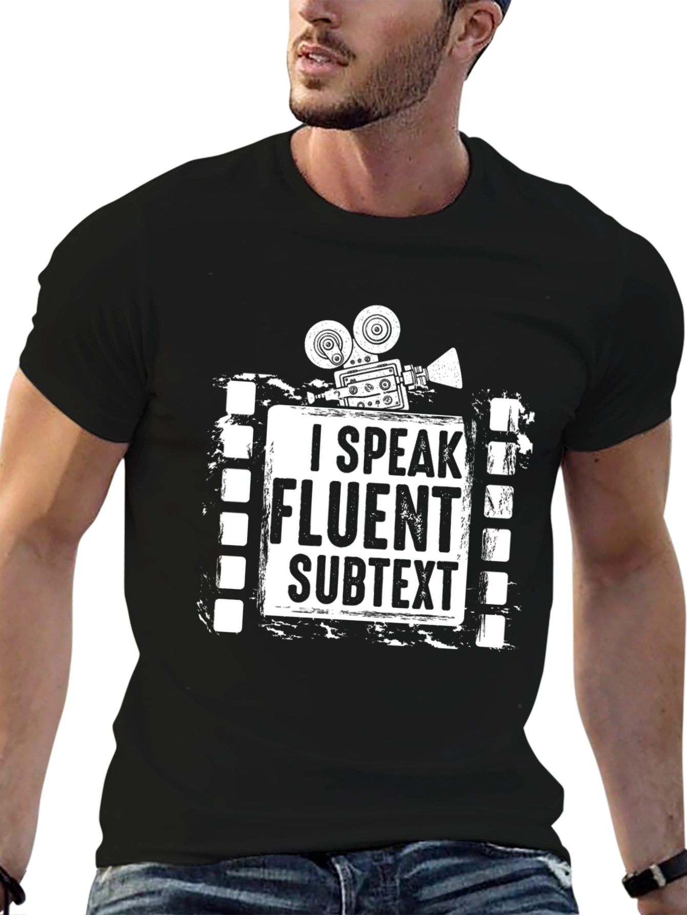 I Speak Fluent Subtext T-Shirt - Movie Buff Tee