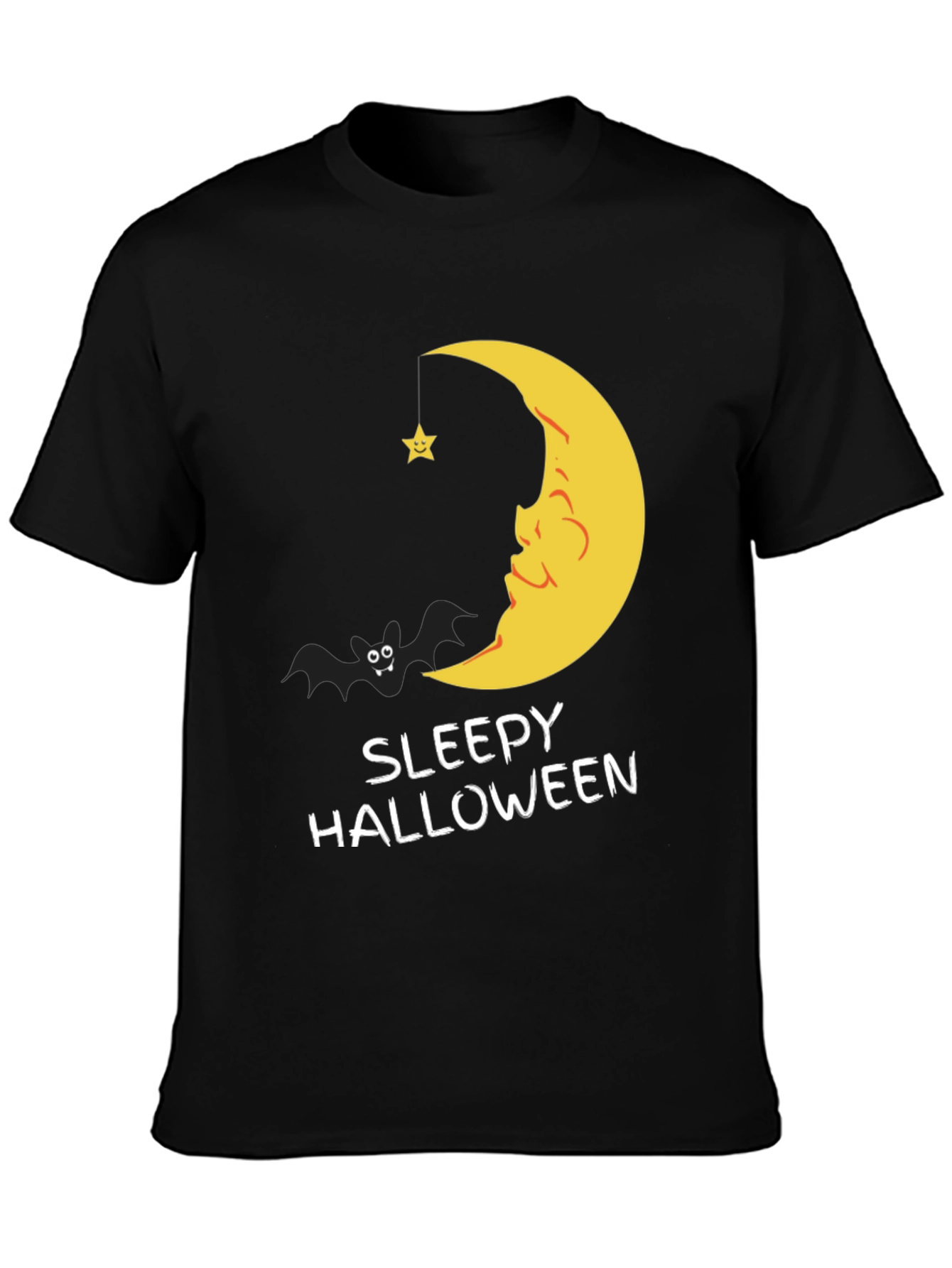 Sleepy Halloween Graphic T-Shirt