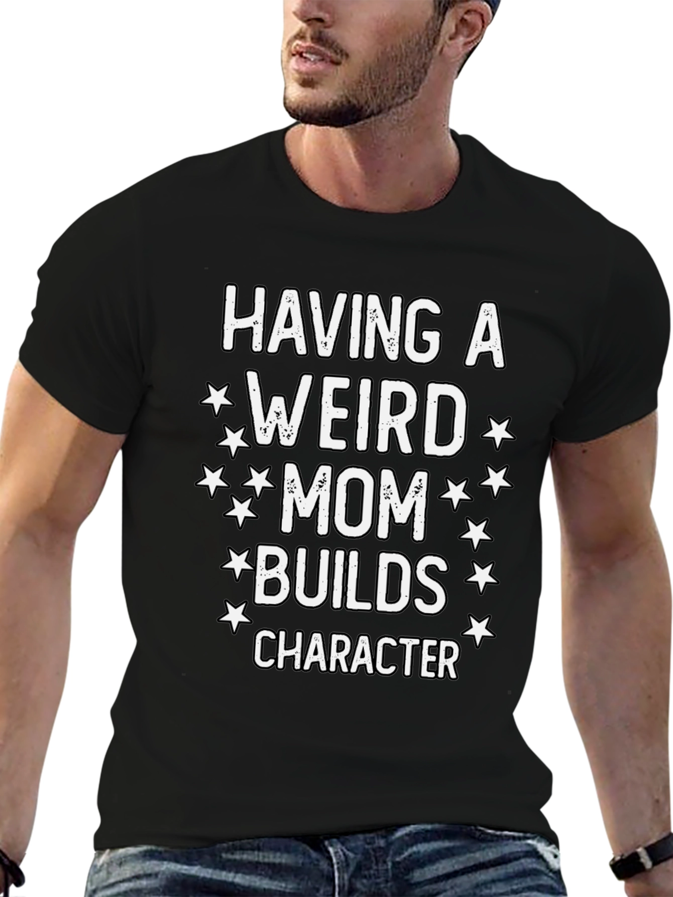 Weird Mom Builds Character Graphic Tee