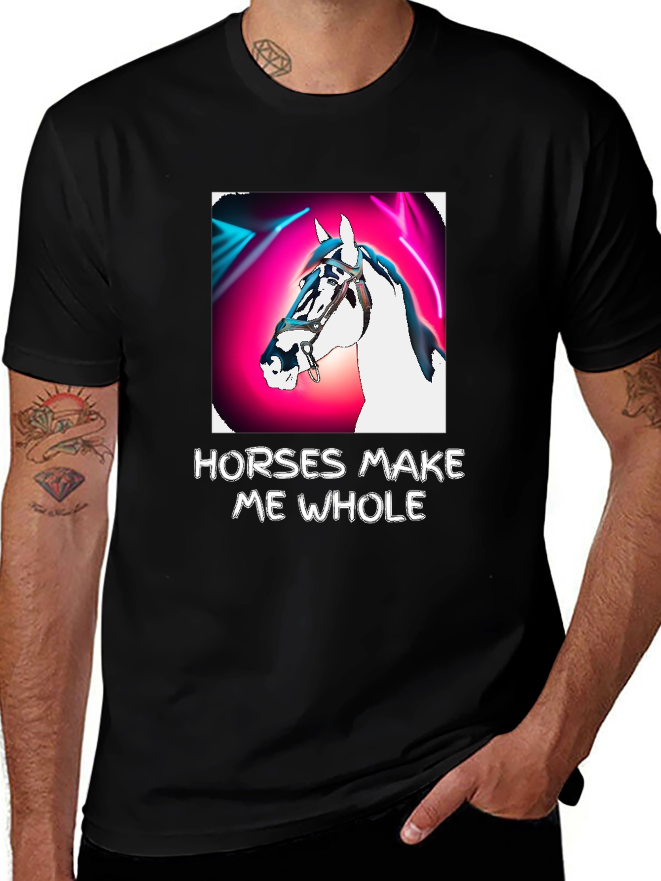 Horses Make Me Whole Graphic Tee