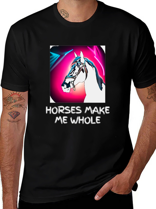 Horses Make Me Whole Graphic Tee