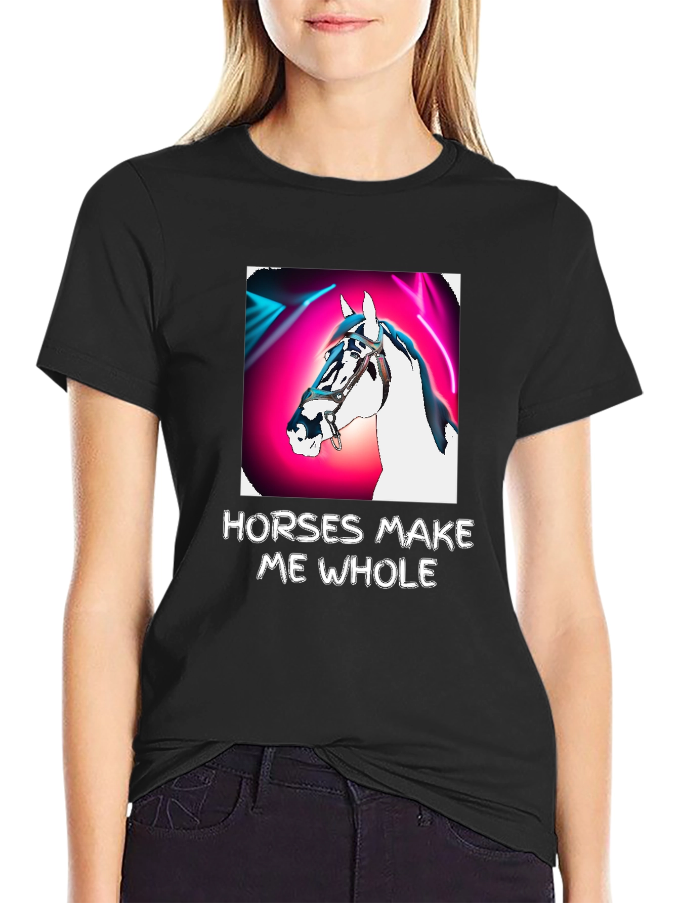 Horses Make Me Whole Graphic Tee