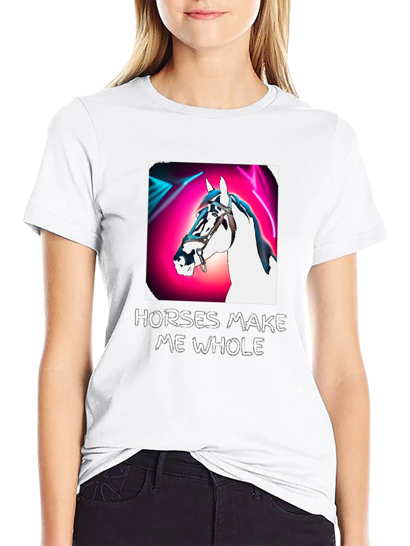Horses Make Me Whole Graphic Tee