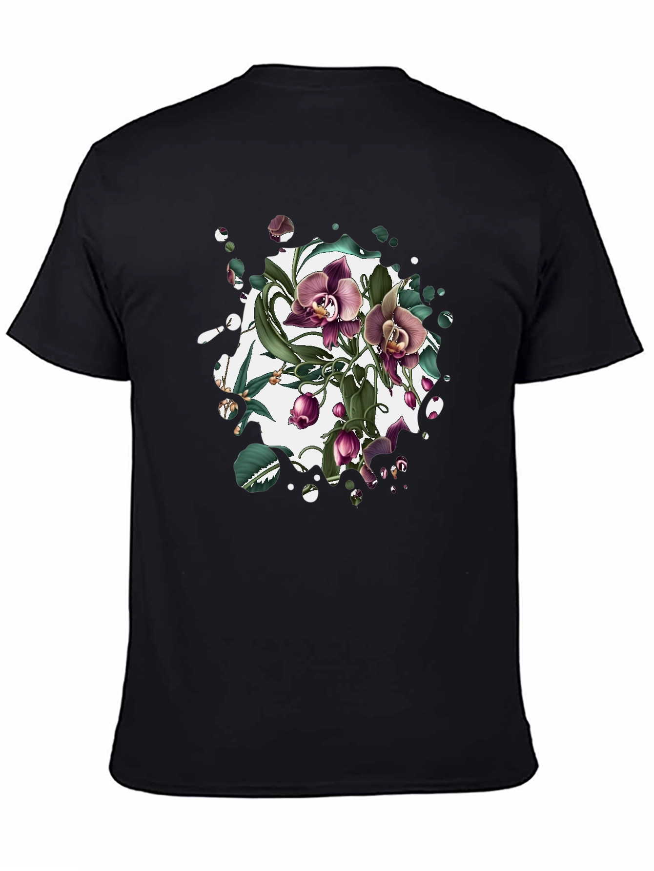 Floral Orchid Graphic T-Shirt