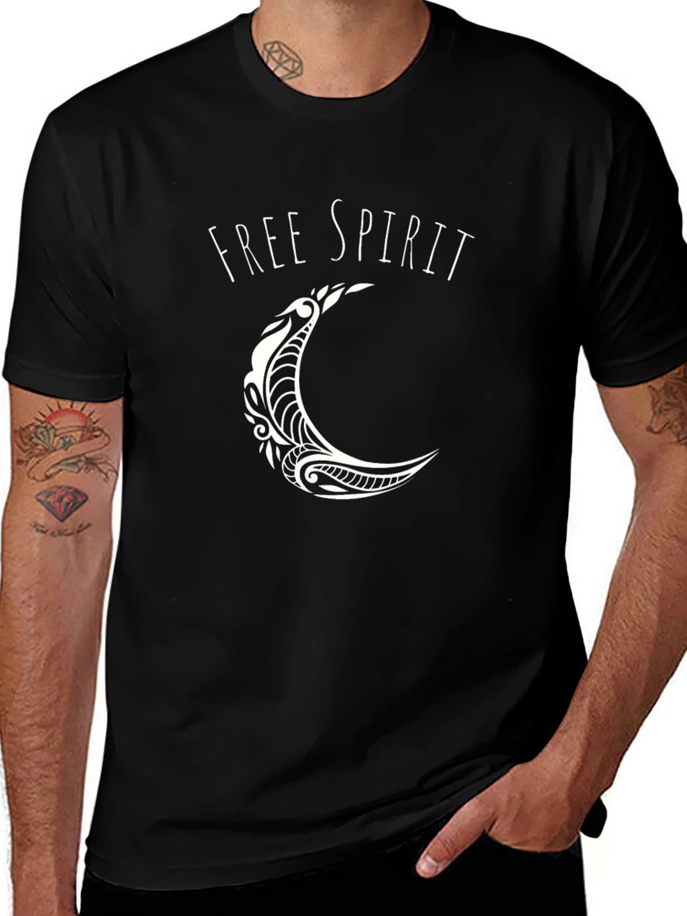 Free Spirit Graphic Tee - Black