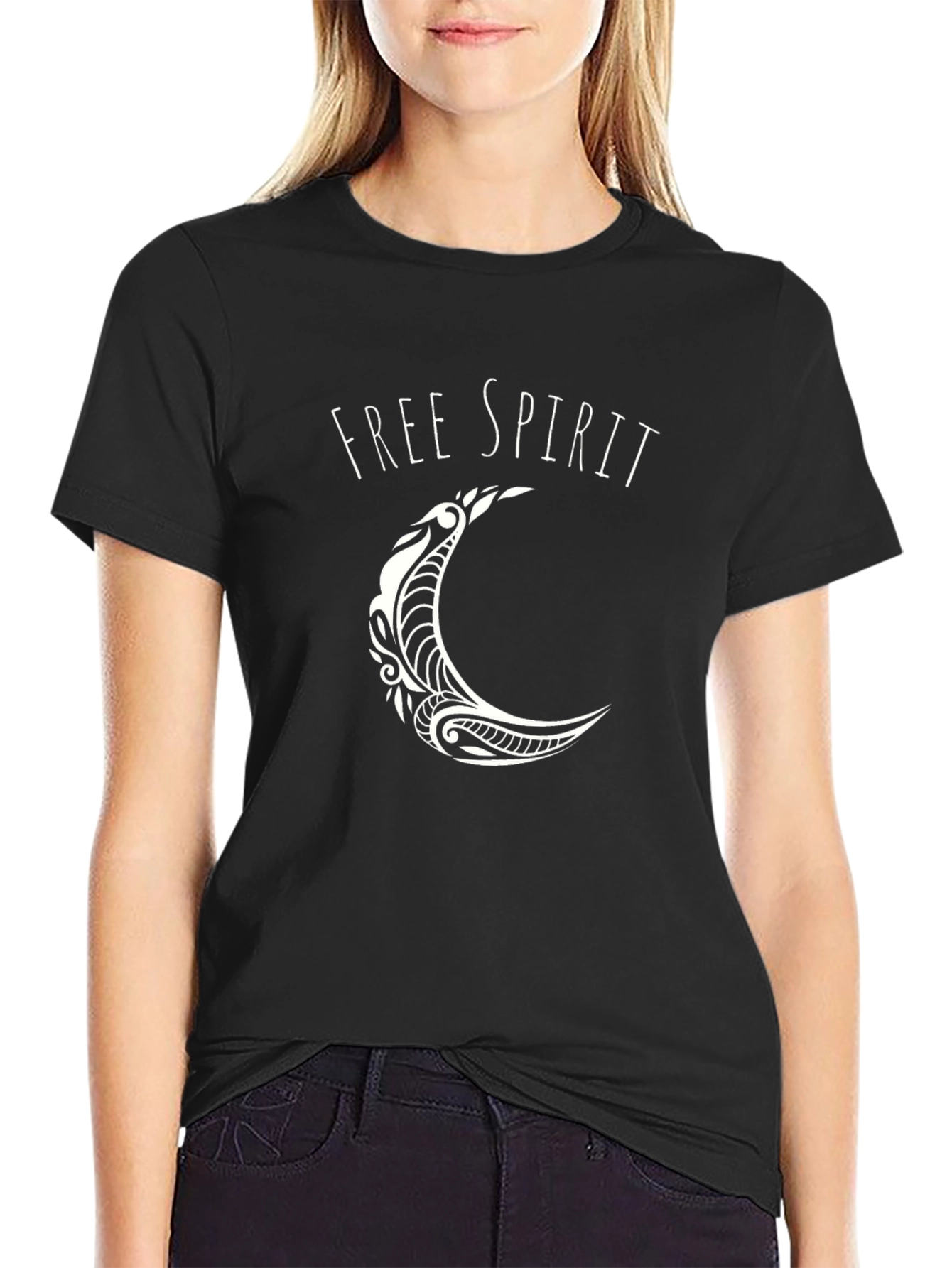 Free Spirit Graphic Tee - Black