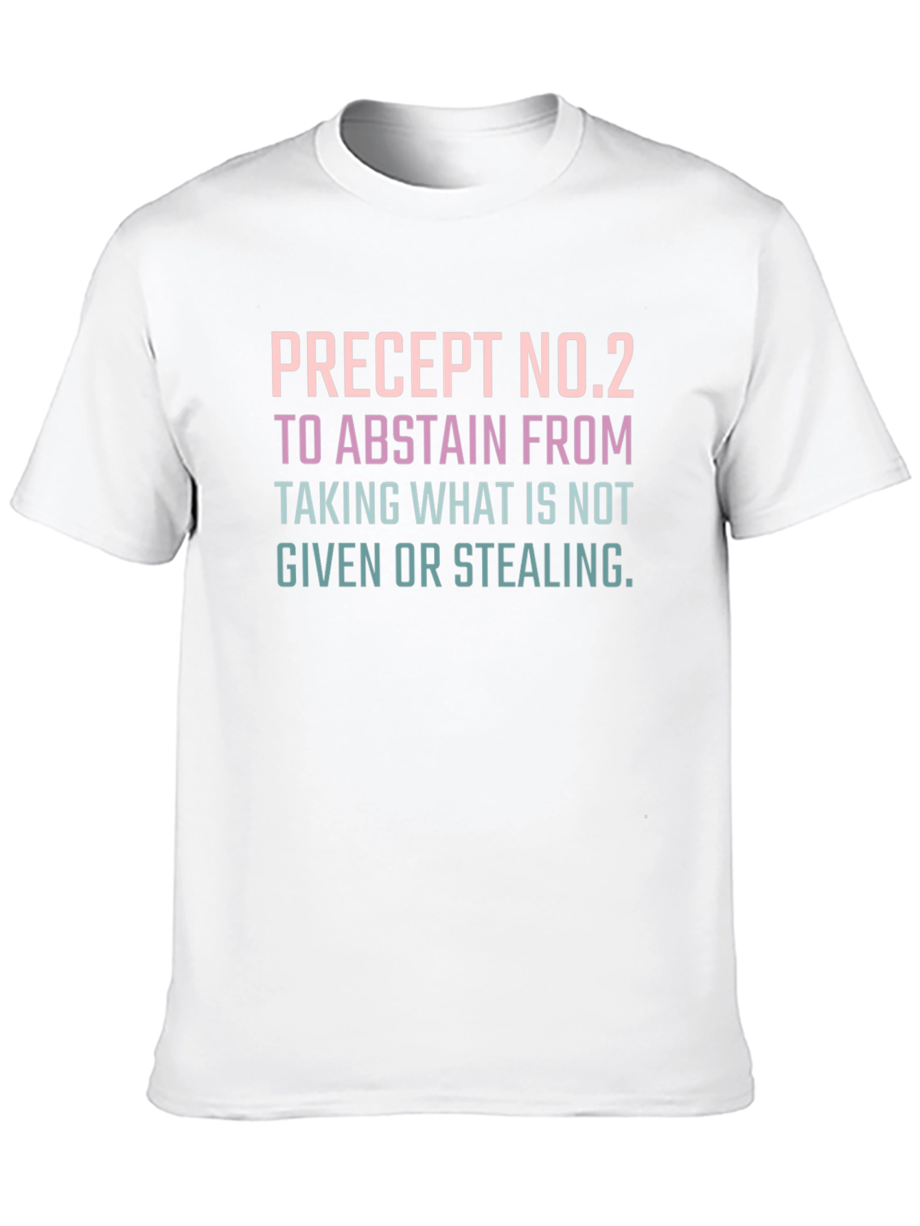 Precept NO.2 T-Shirt - Abstain From Stealing Tee