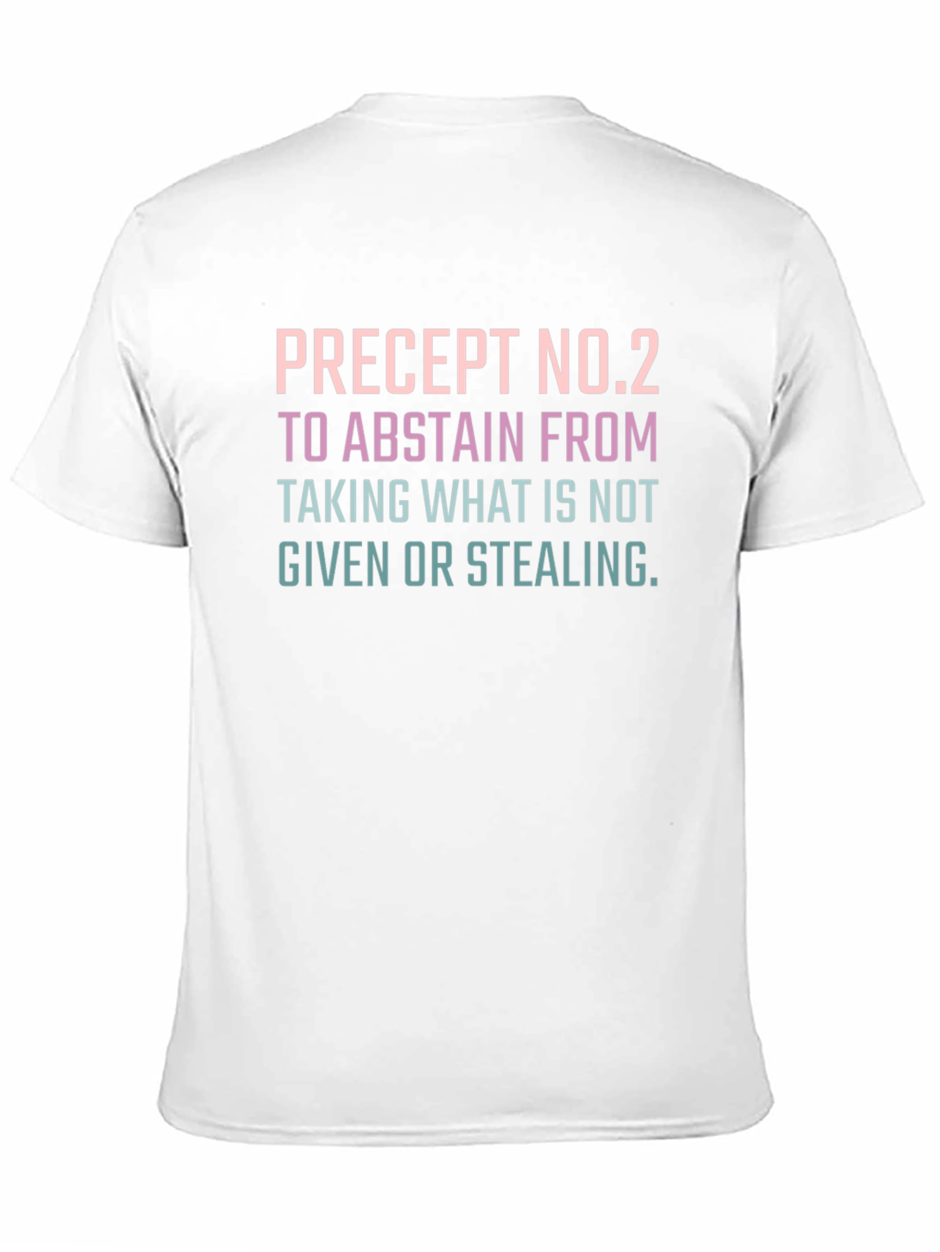 Precept NO.2 T-Shirt - Abstain From Stealing Tee