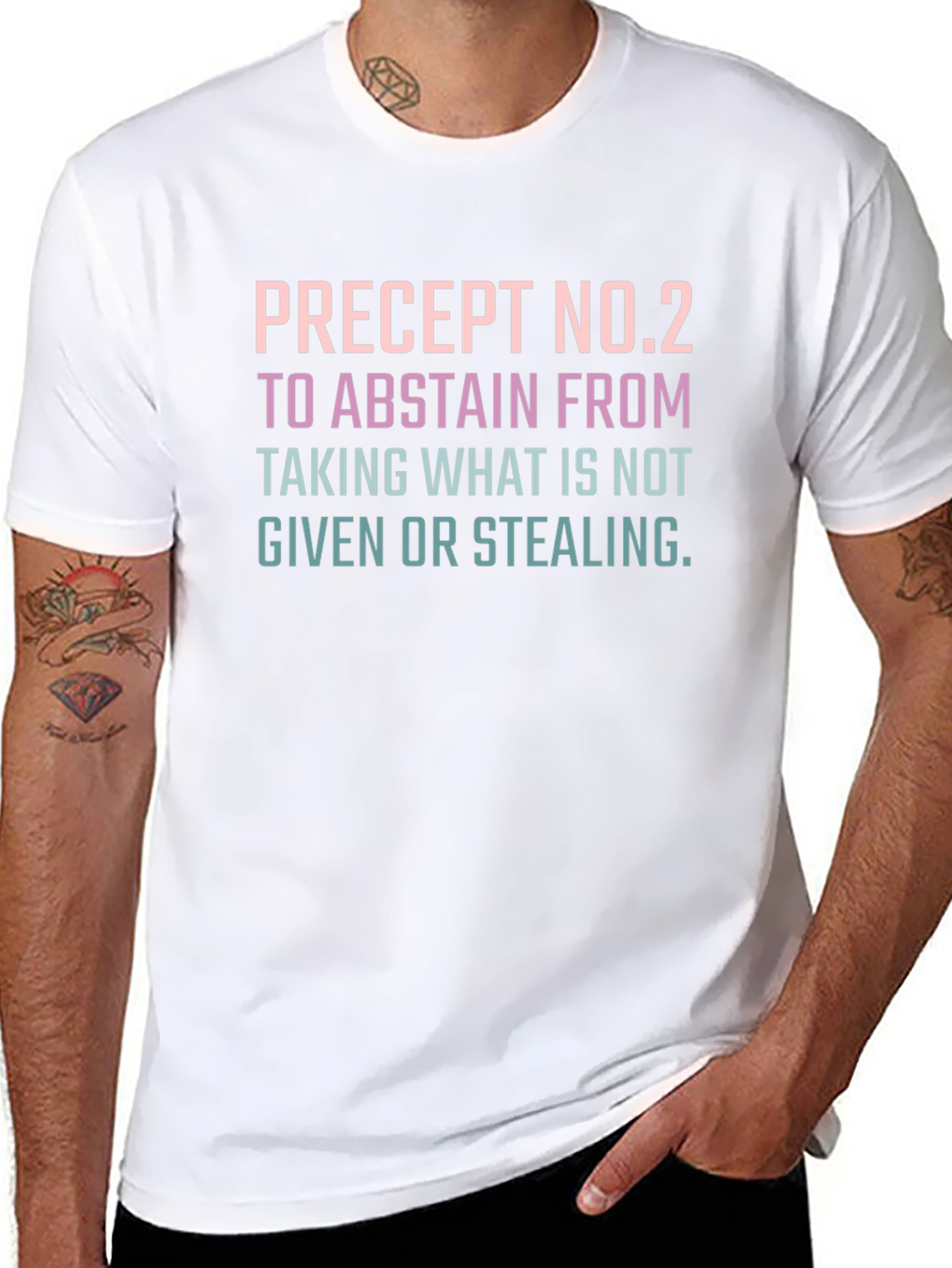 Precept NO.2 T-Shirt - Abstain From Stealing Tee