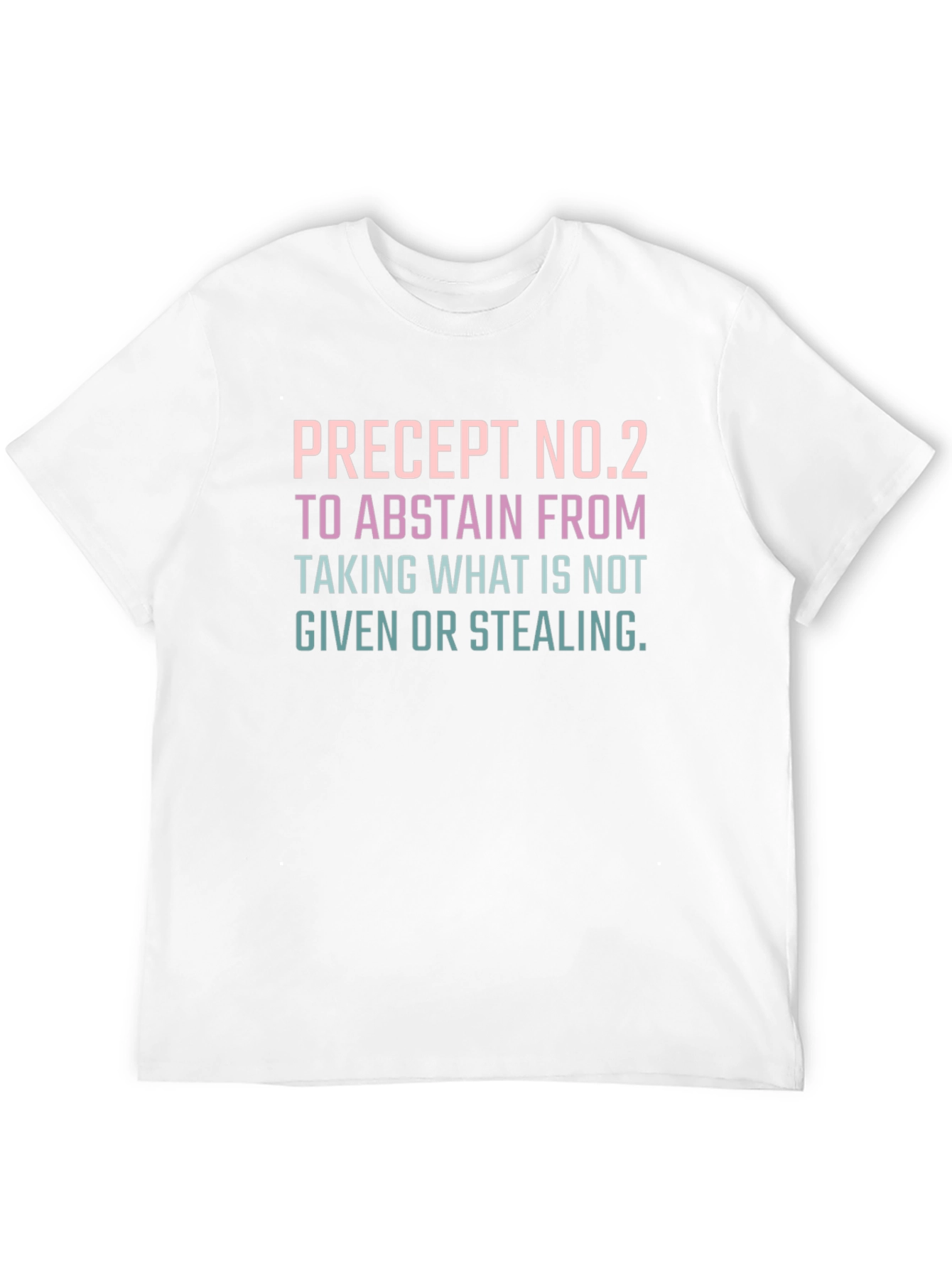 Precept NO.2 T-Shirt - Abstain From Stealing Tee