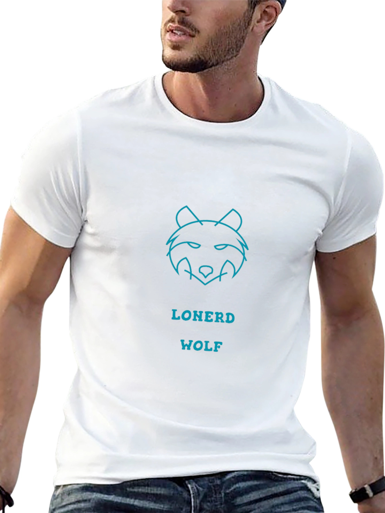 Loner Wolf Graphic Tee - Edgy Casual Style