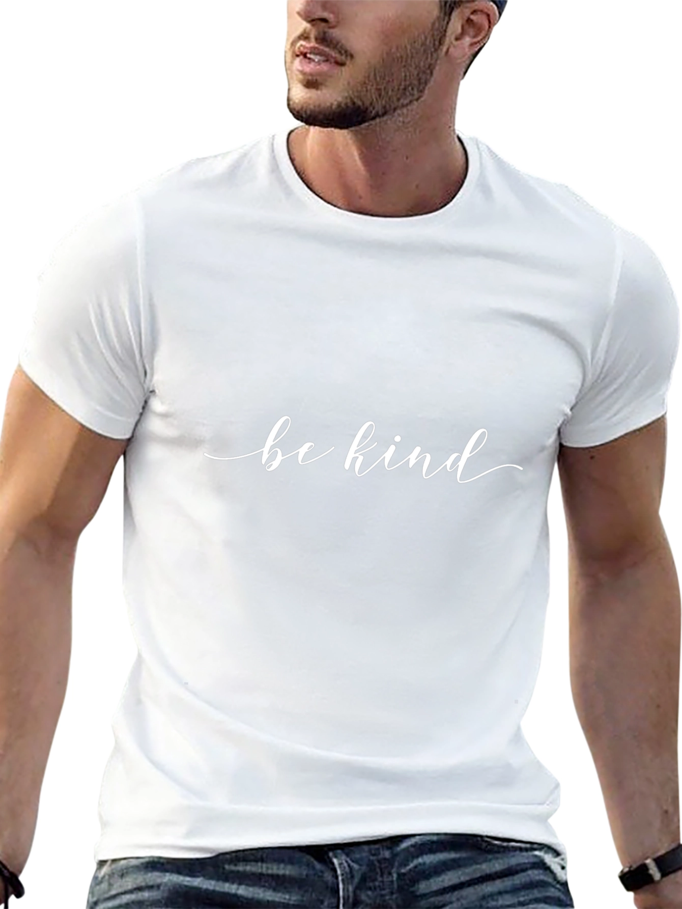 Be Kind Black Tee - Soft & Stylish