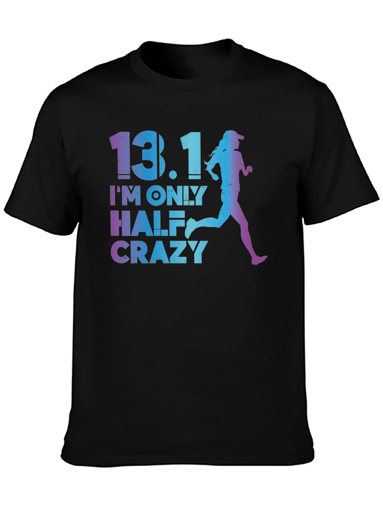 13.1 Half Crazy Marathon Runner T-Shirt