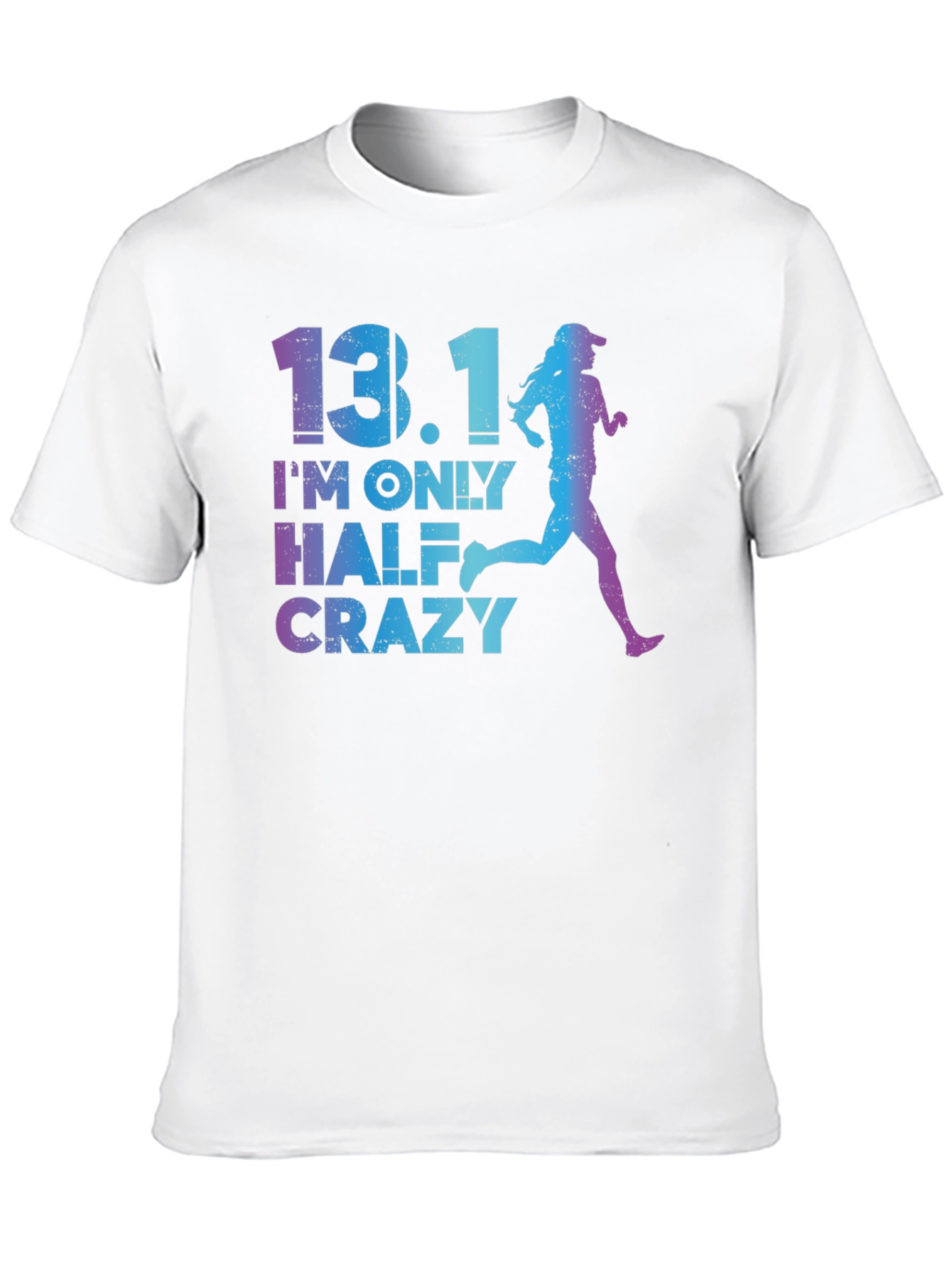 13.1 Half Crazy Marathon Runner T-Shirt