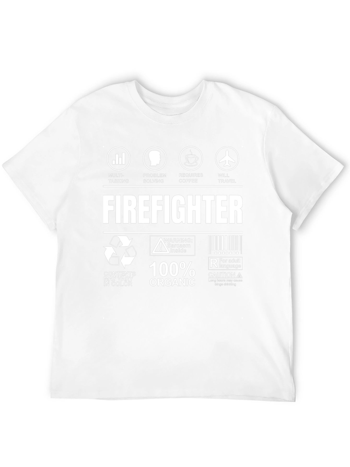 Firefighter T-Shirt: Multi-Tasking Coffee Travel