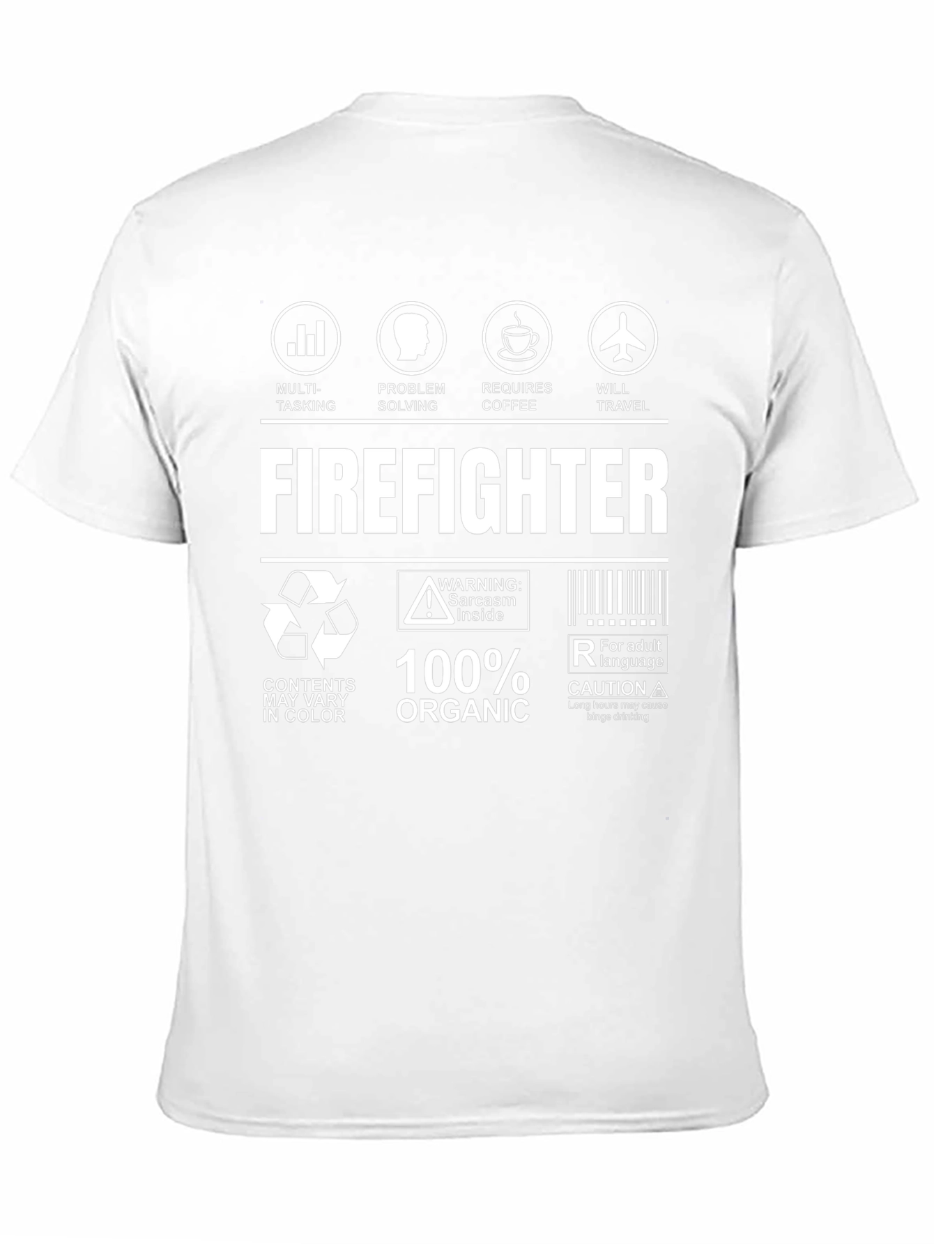 Firefighter T-Shirt: Multi-Tasking Coffee Travel