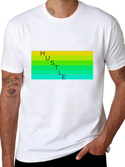 HUSTLE T-Shirt - Black Graphic Tee