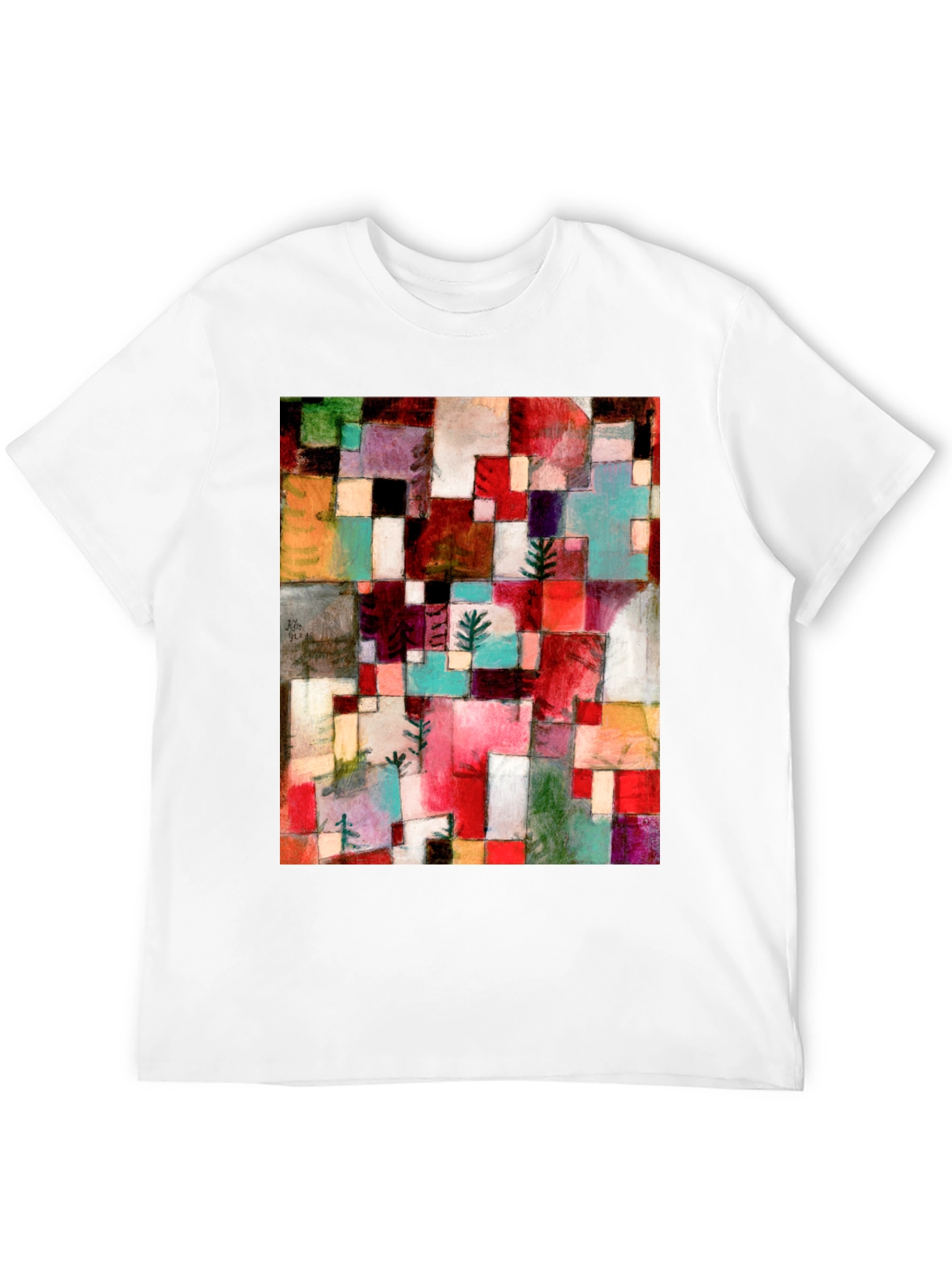 Abstract Art T-Shirt: Geometric Design