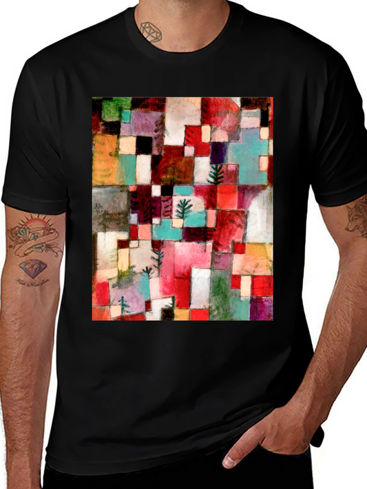 Abstract Art T-Shirt: Geometric Design