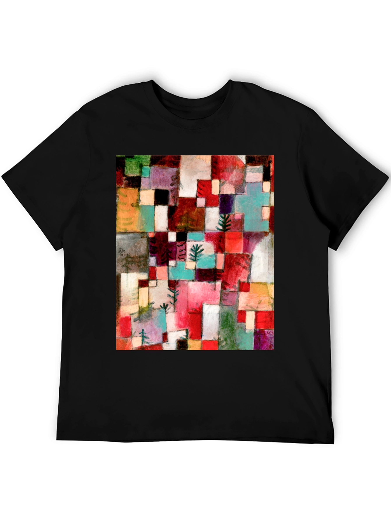 Abstract Art T-Shirt: Geometric Design