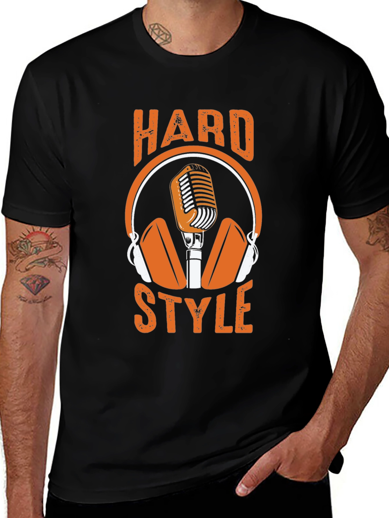 Hard Style Music Graphic T-Shirt