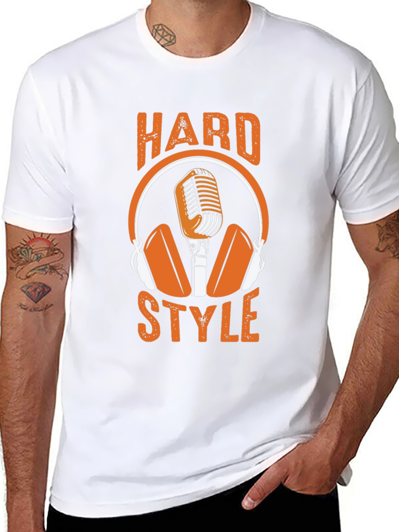 Hard Style Music Graphic T-Shirt