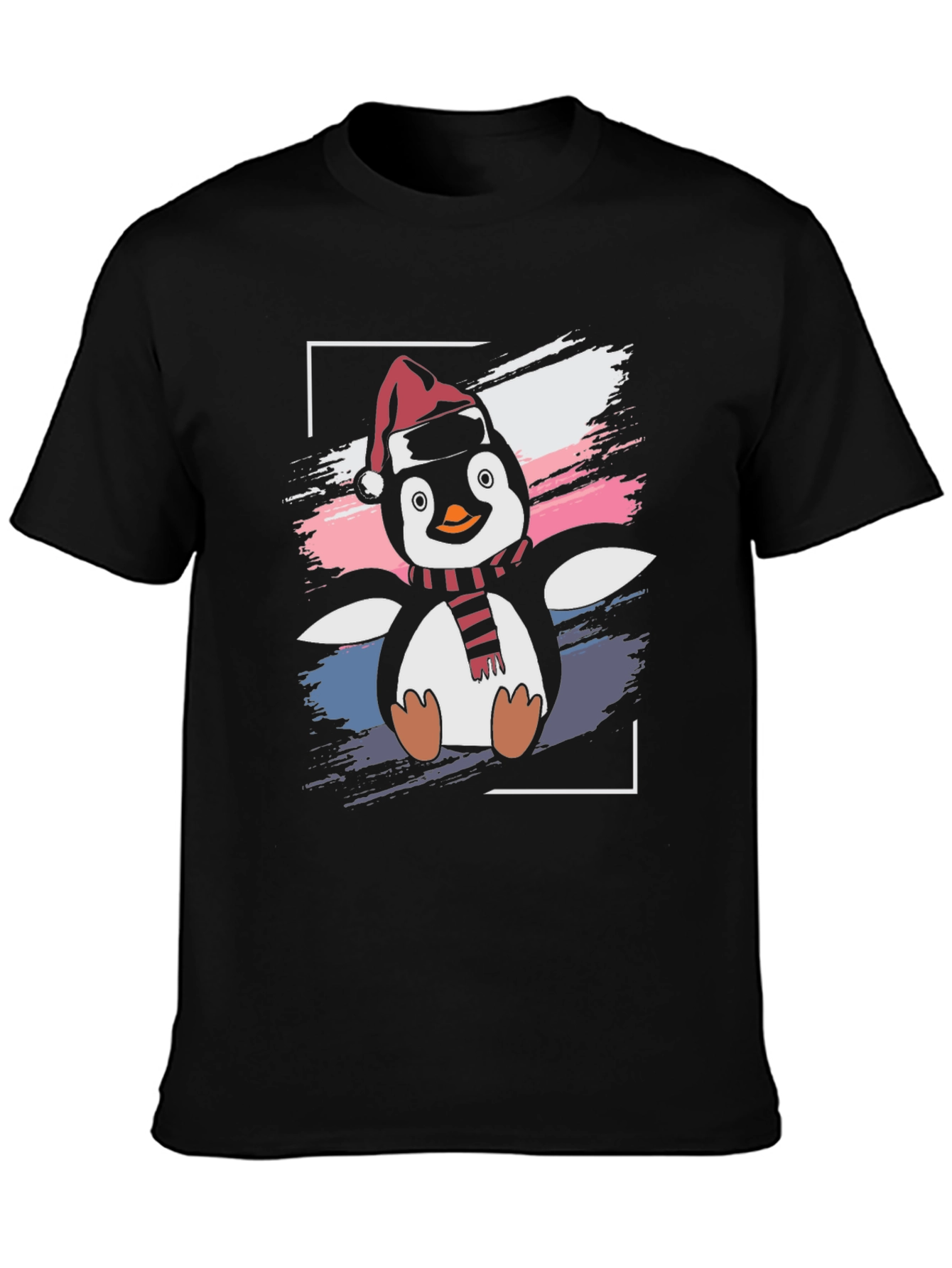 Penguin Christmas T-Shirt - Holiday Festive Apparel