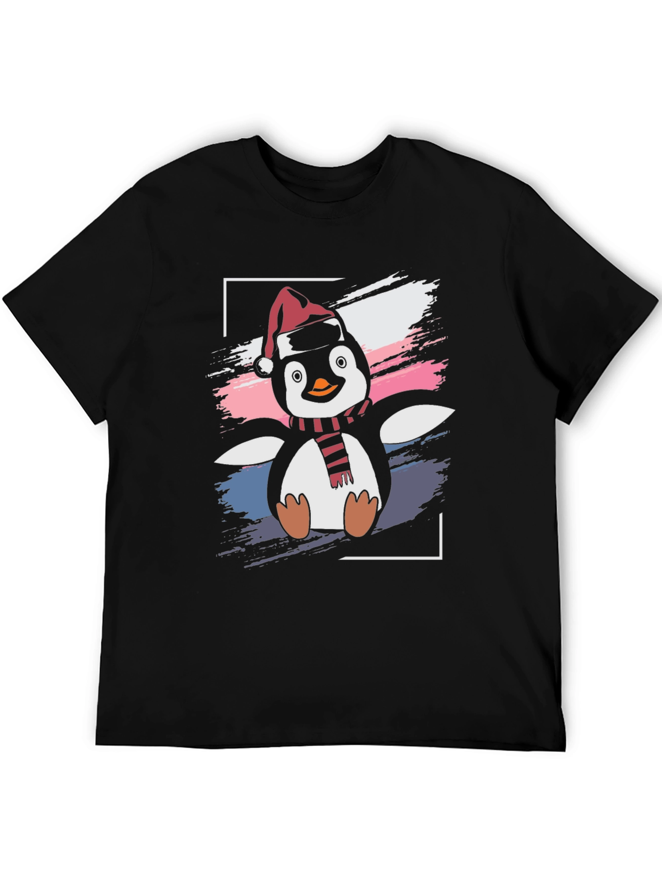 Penguin Christmas T-Shirt - Holiday Festive Apparel
