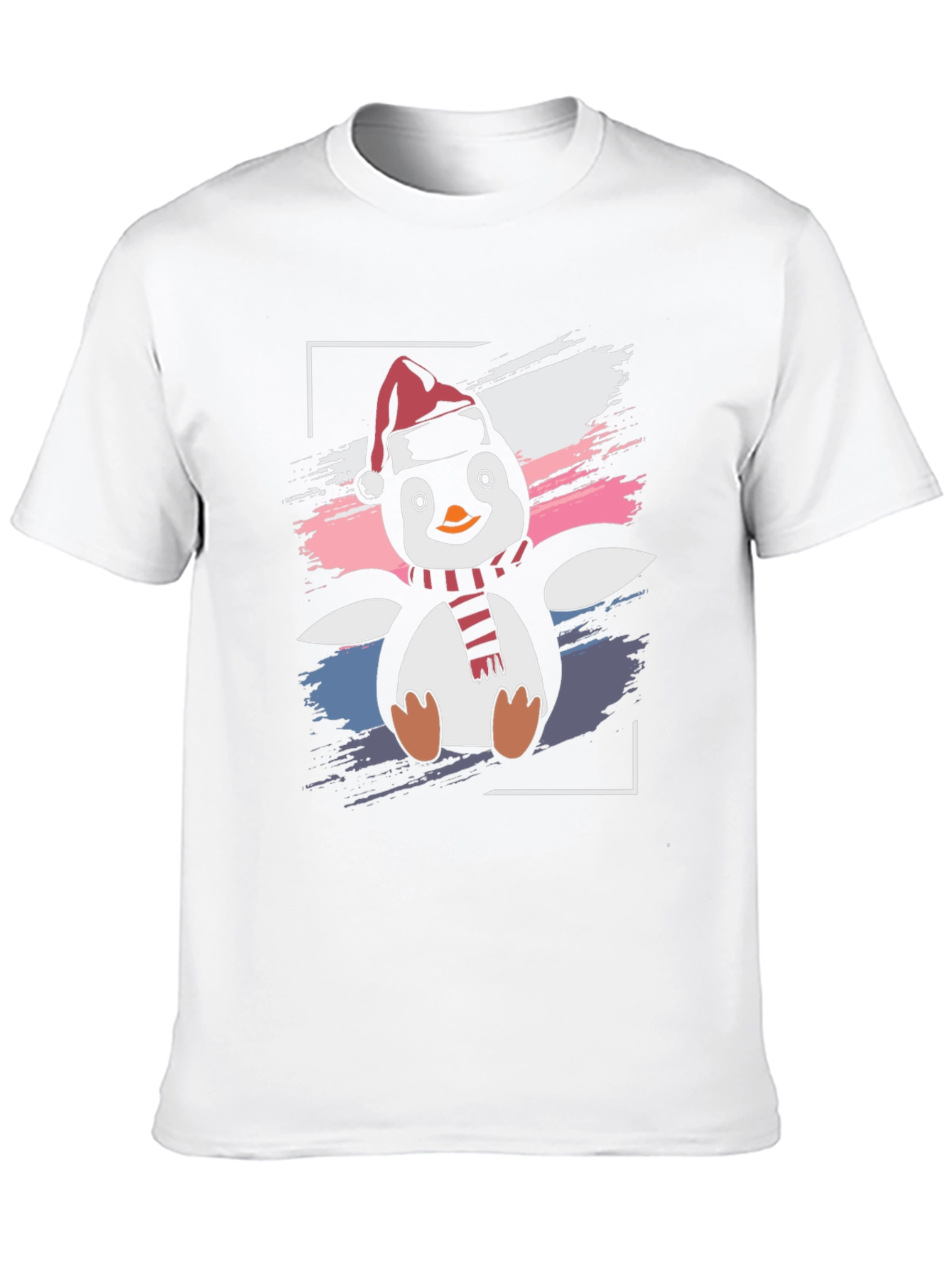 Penguin Christmas T-Shirt - Holiday Festive Apparel