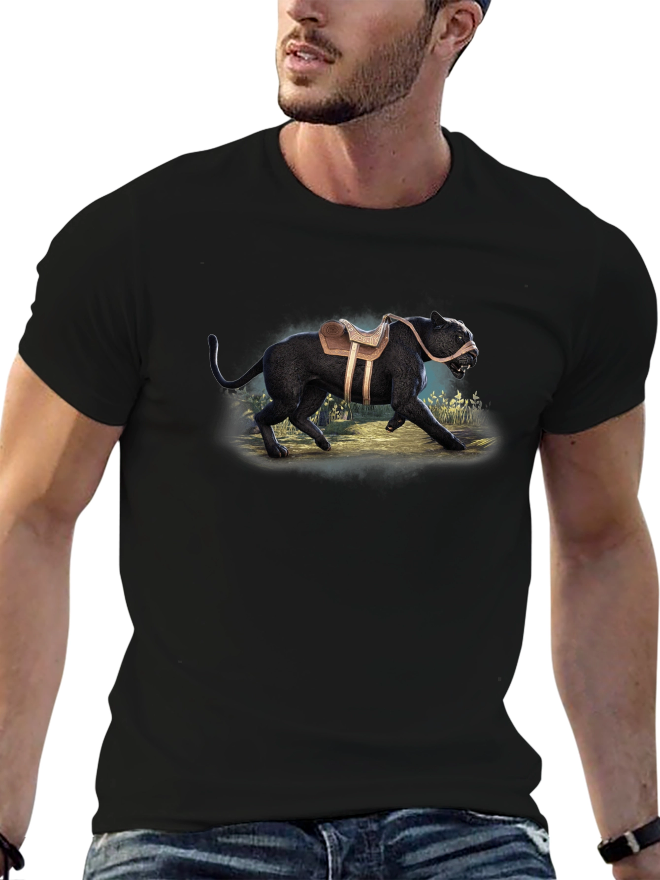 Saddled Panther Graphic T-Shirt