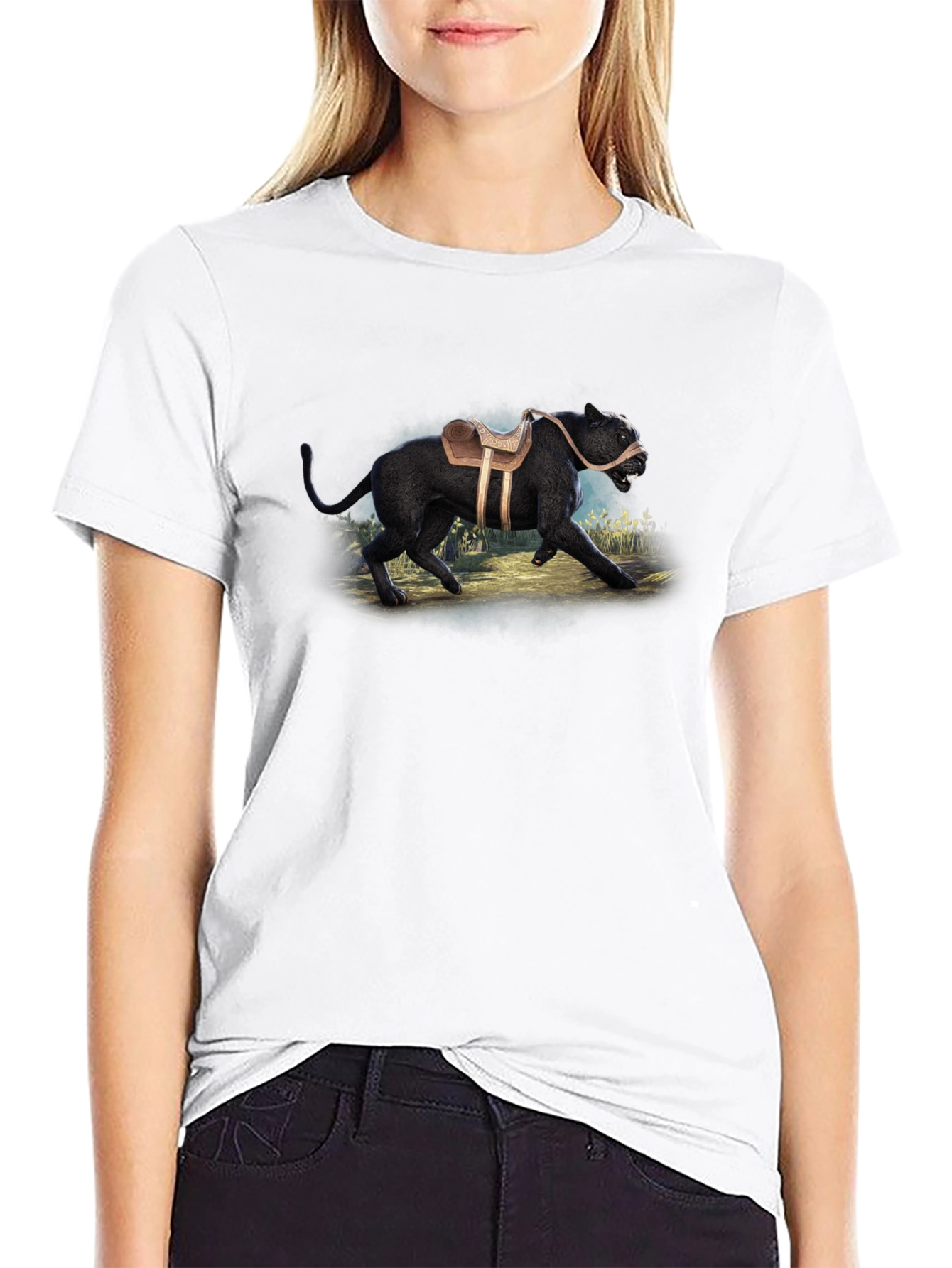 Saddled Panther Graphic T-Shirt