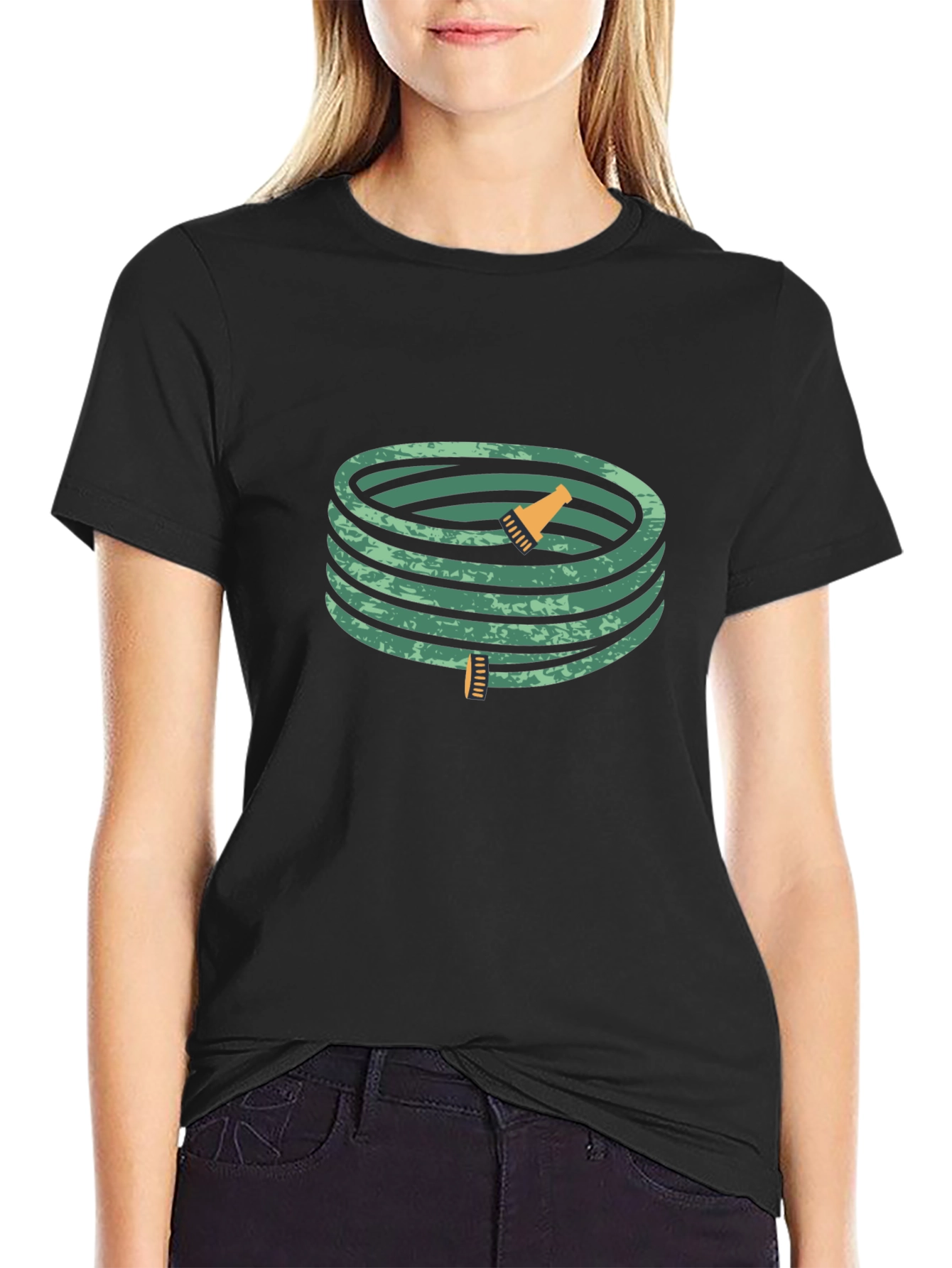 Coiled Garden Hose Graphic T-Shirt