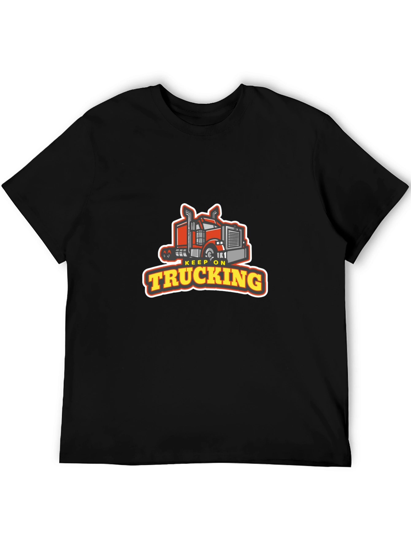 Keep On Trucking Graphic Tee - Black