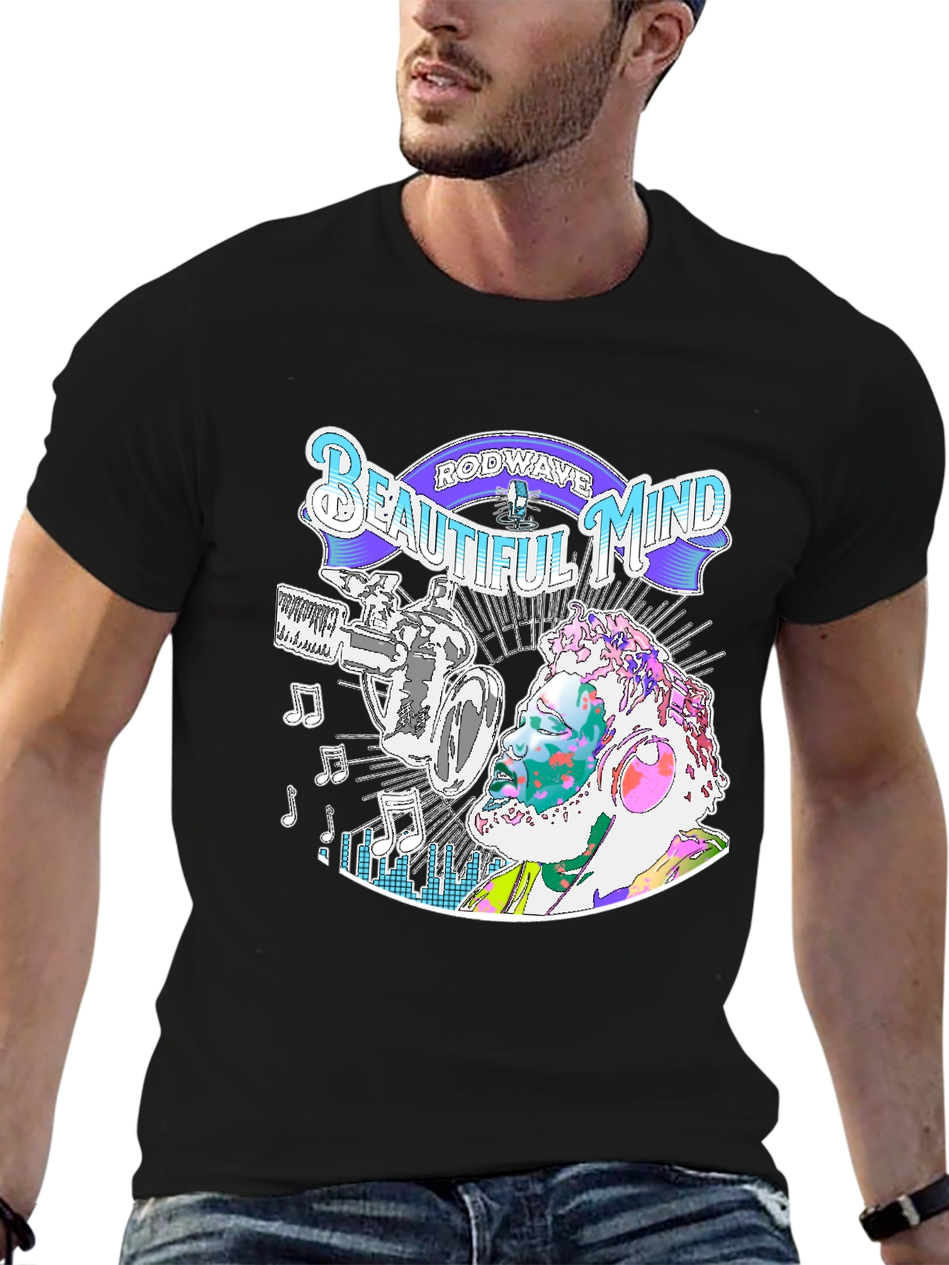 Rod Wave Beautiful Mind Graphic T-Shirt