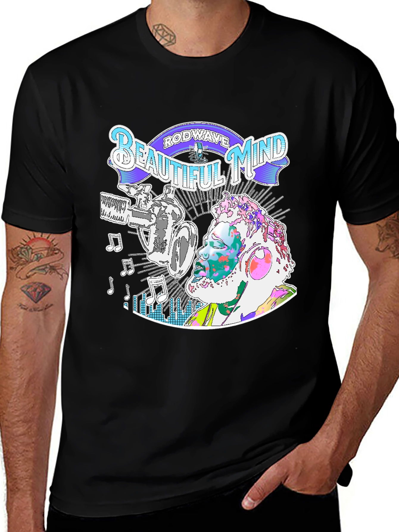 Rod Wave Beautiful Mind Graphic T-Shirt