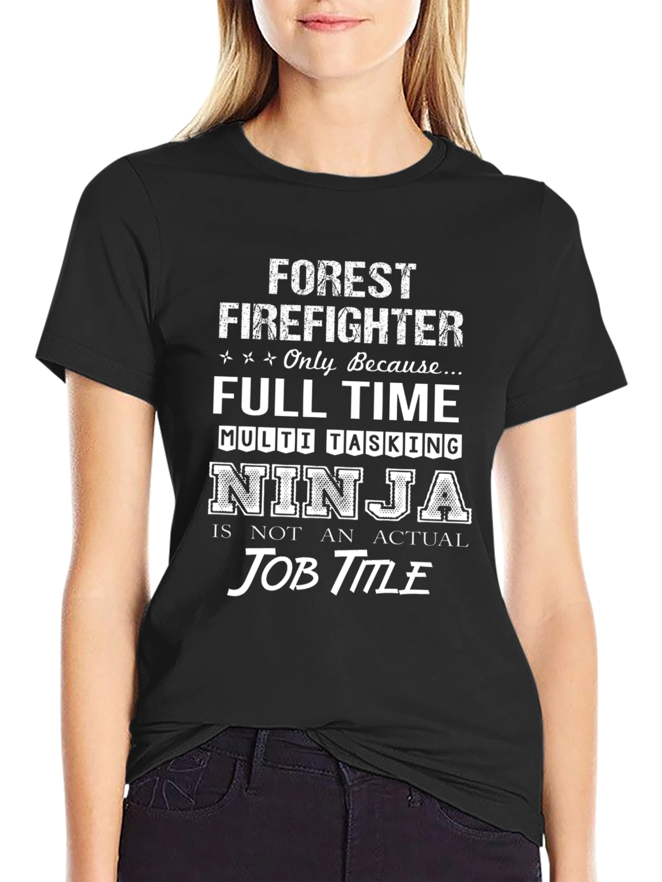 Forest Firefighter Ninja T-Shirt