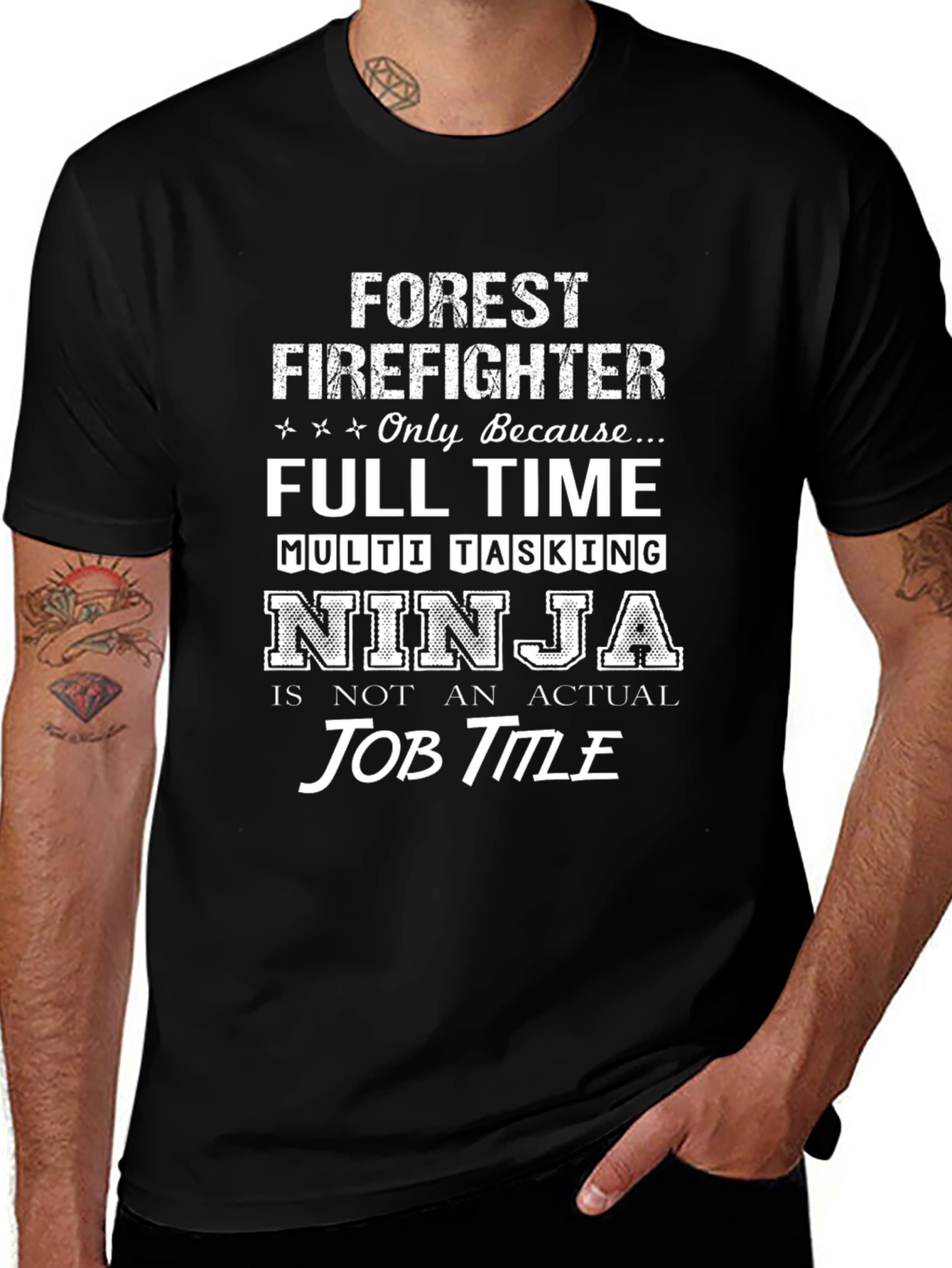 Forest Firefighter Ninja T-Shirt