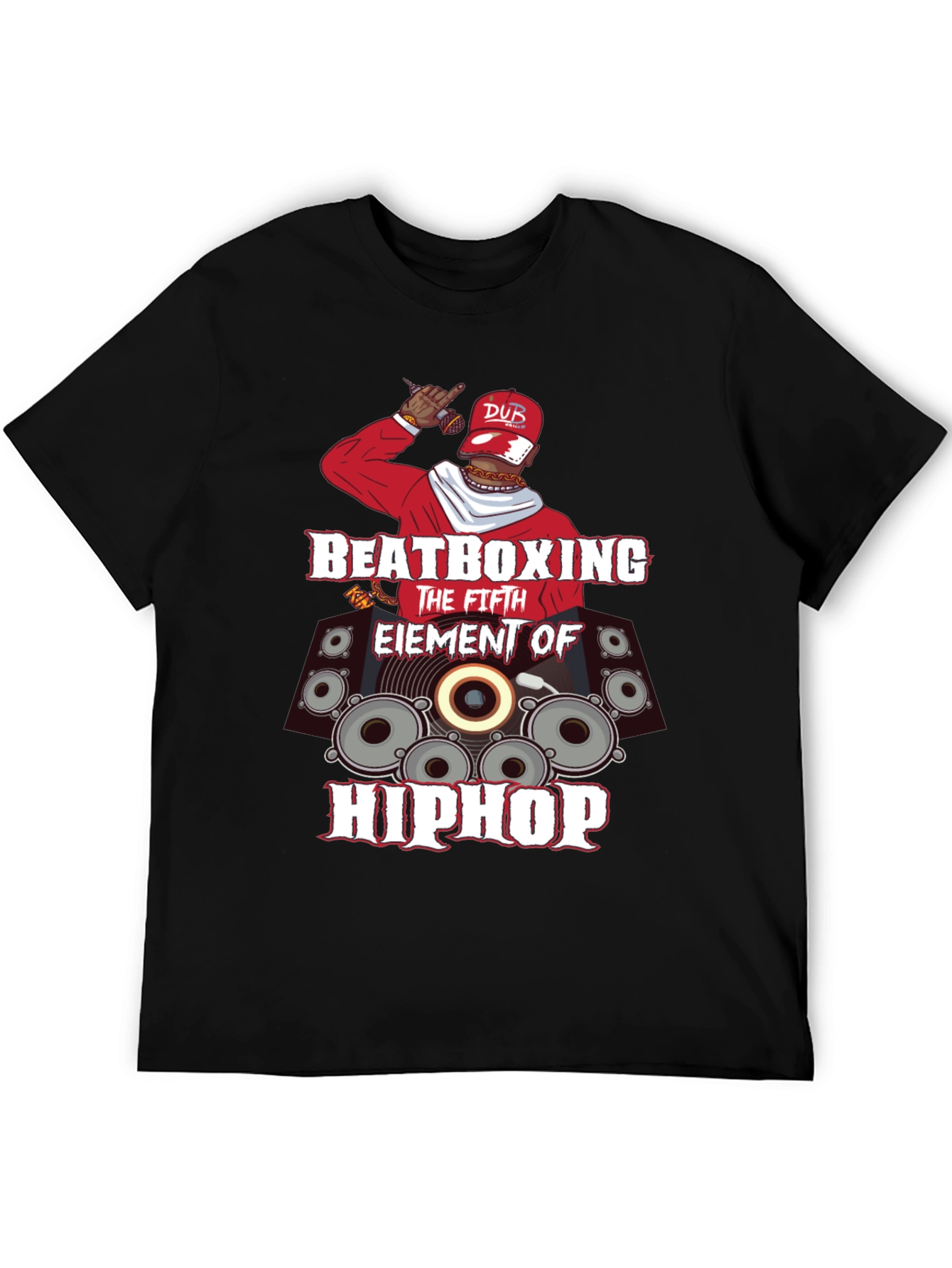 Beatboxing Fifth Element of Hip Hop Graphic T-Shirt