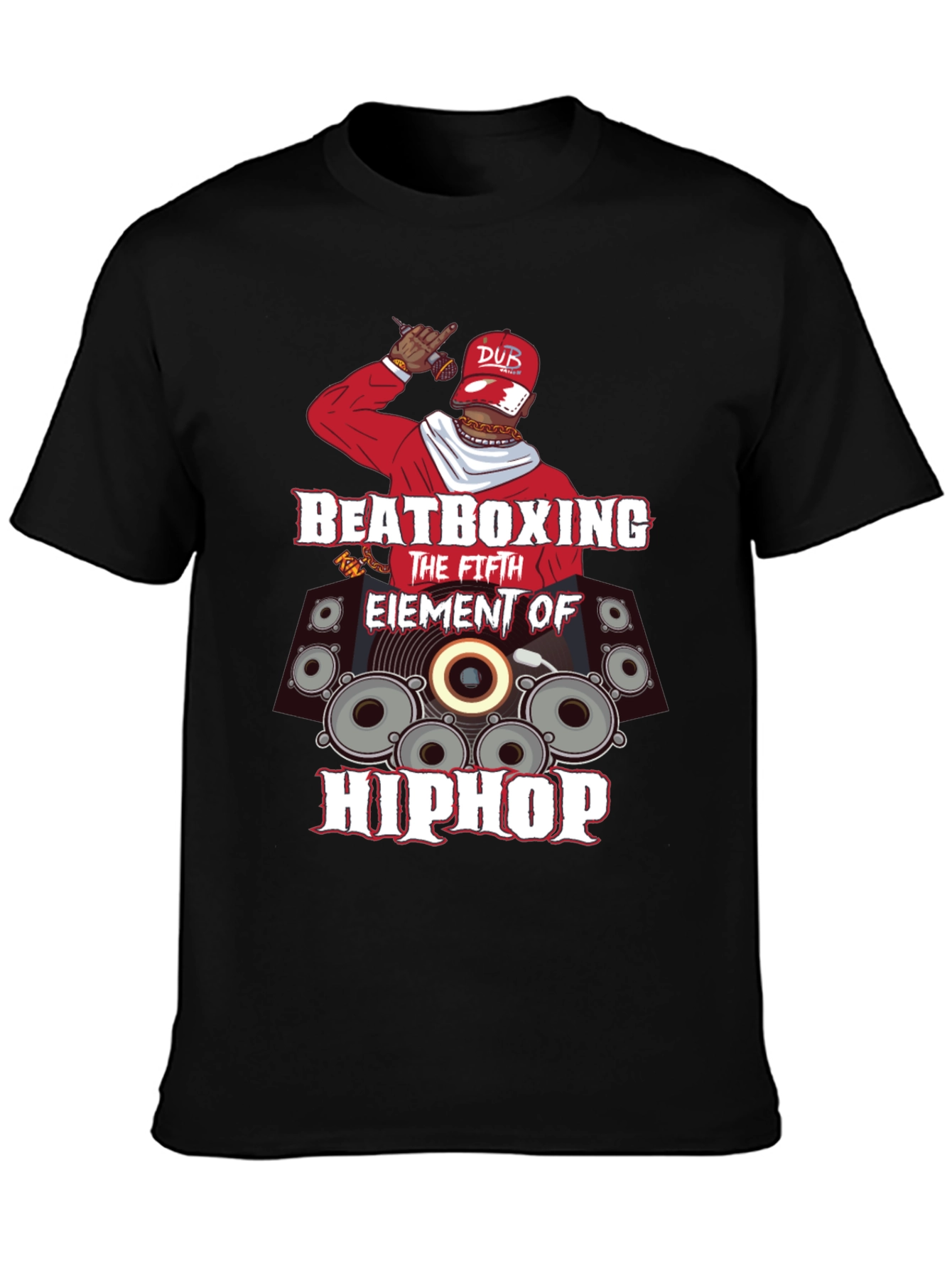 Beatboxing Fifth Element of Hip Hop Graphic T-Shirt