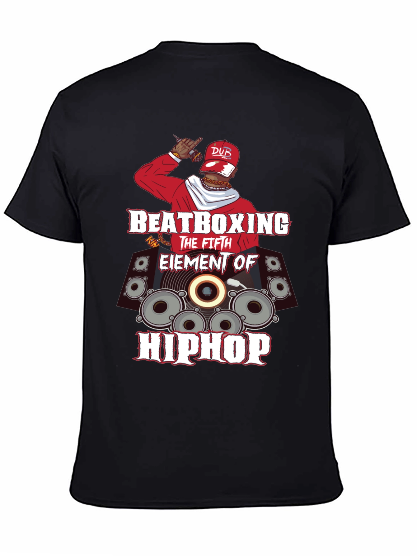 Beatboxing Fifth Element of Hip Hop Graphic T-Shirt