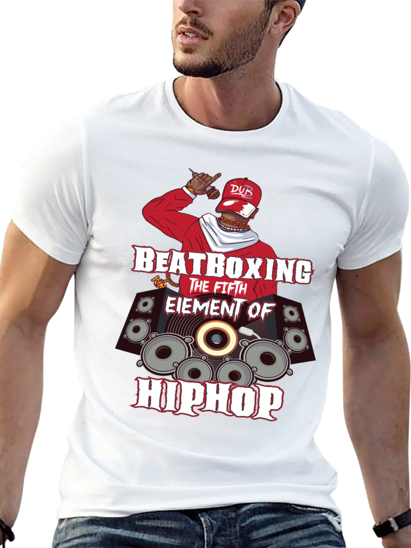 Beatboxing Fifth Element of Hip Hop Graphic T-Shirt