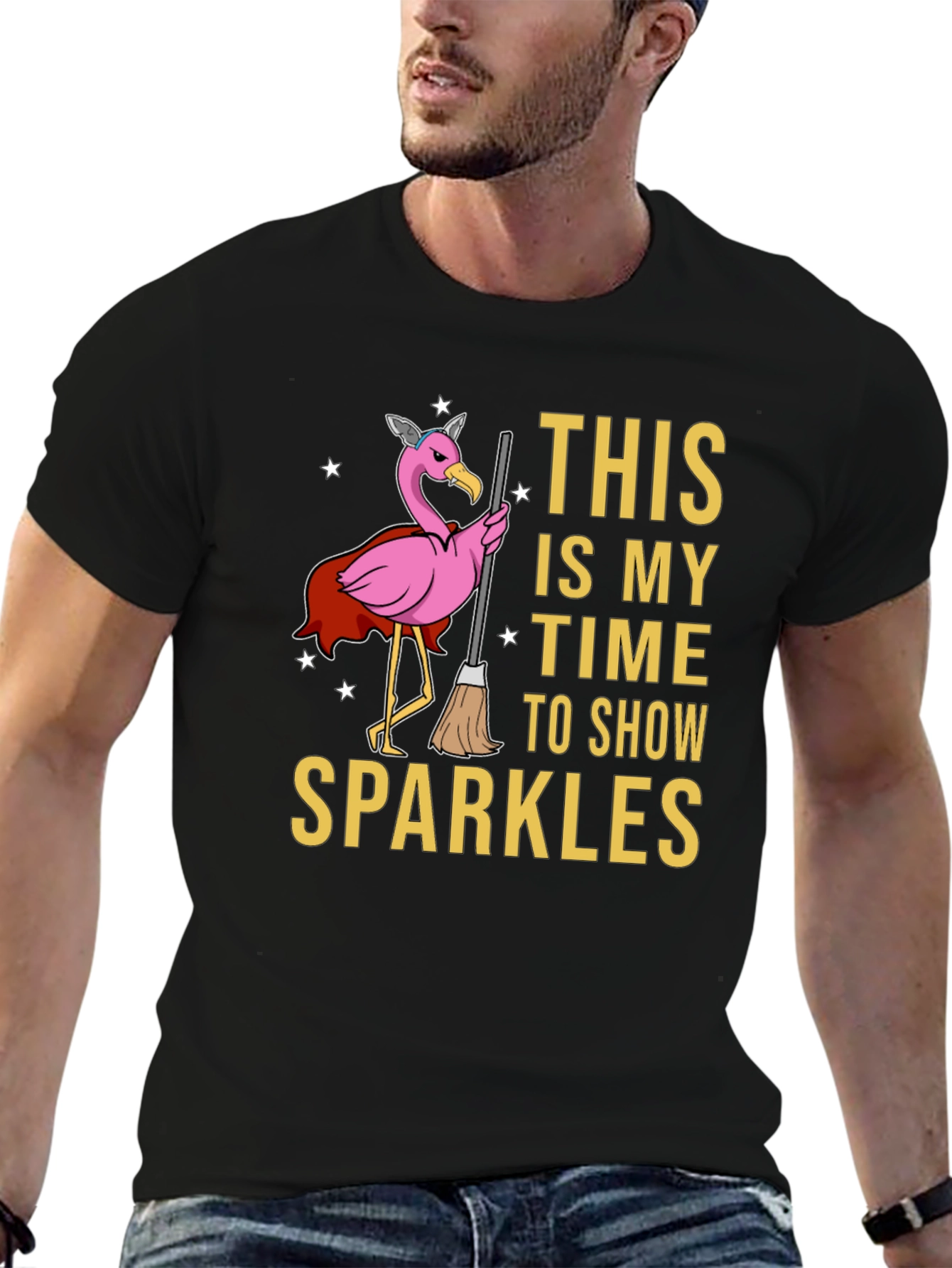 Sparkle Time Flamingo T-Shirt