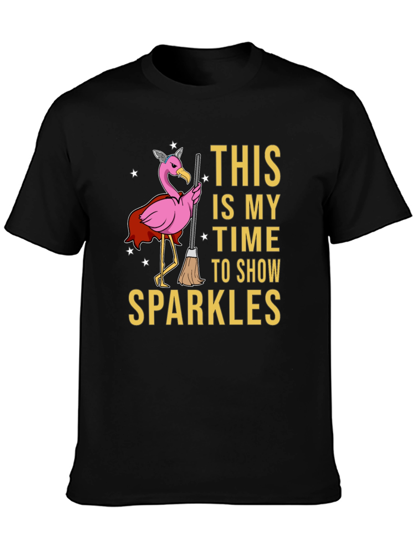 Sparkle Time Flamingo T-Shirt