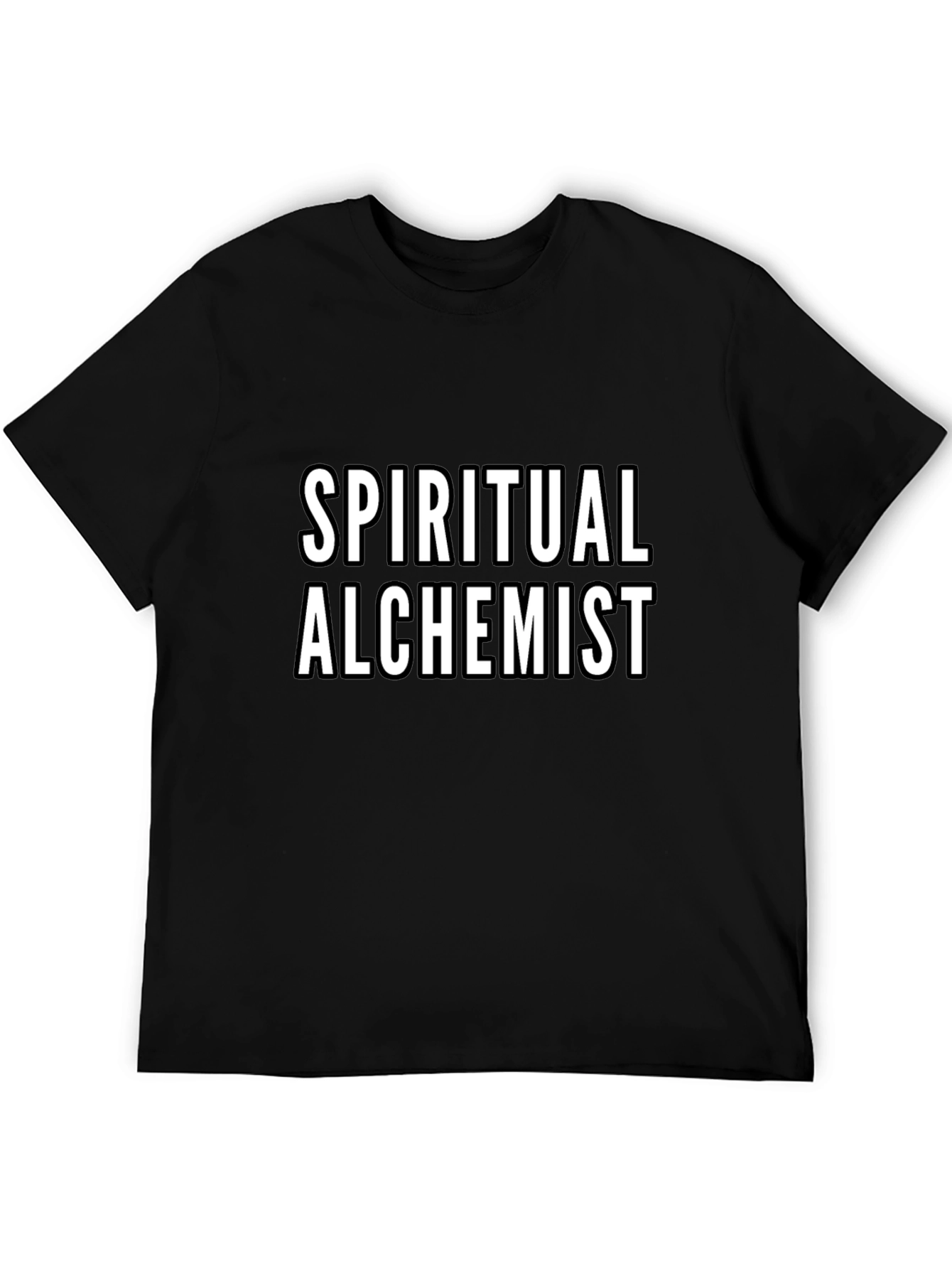 Spiritual Alchemist Graphic Tee - Black Cotton T-Shirt