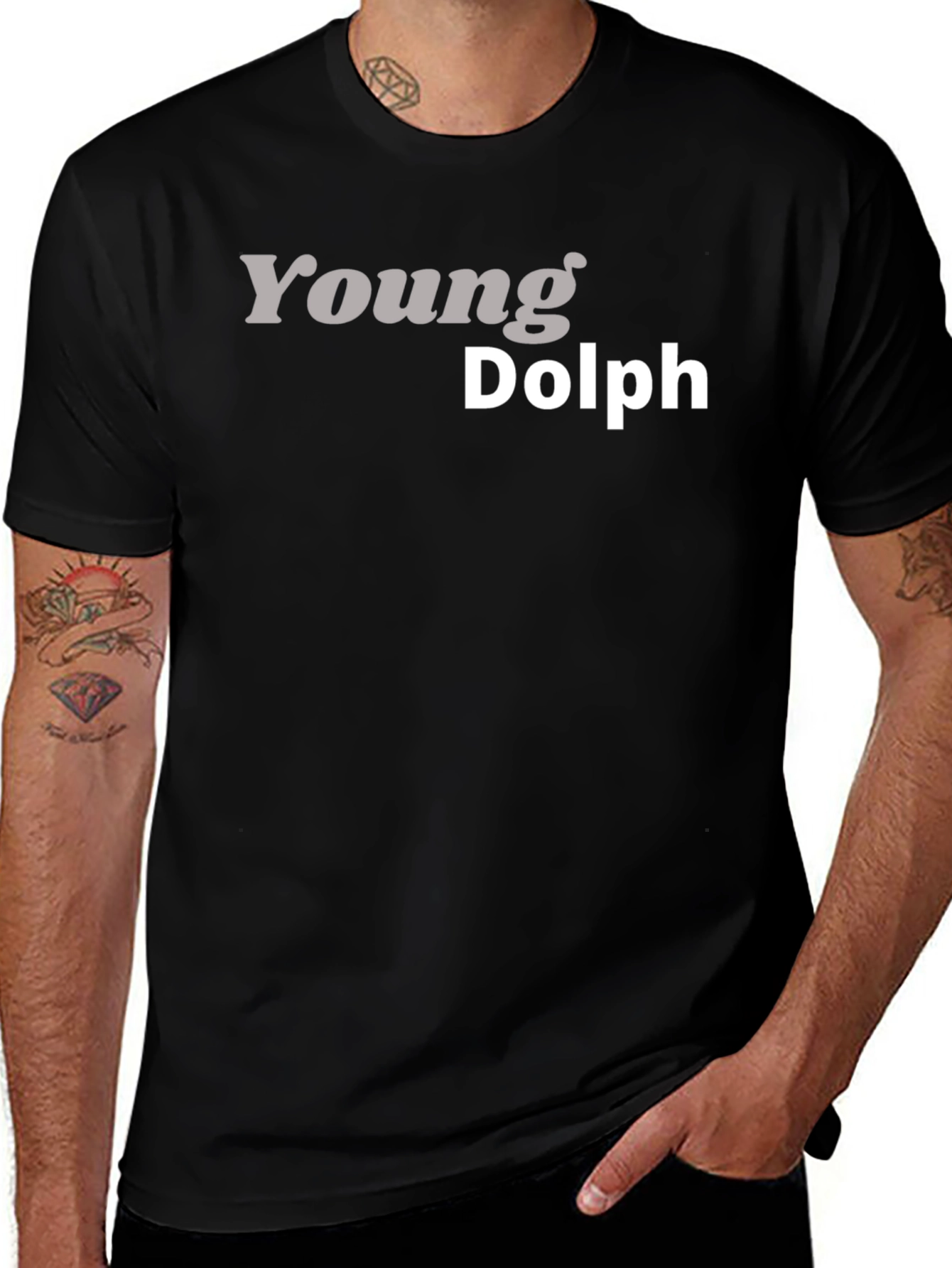 Young Dolph Graphic T-Shirt - Black Cotton Tee