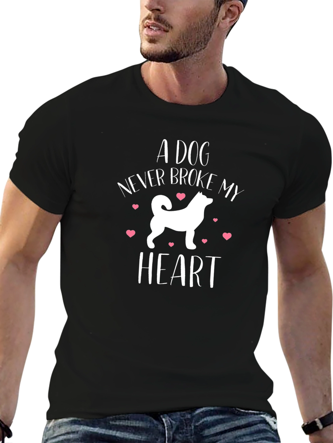 A Dog Never Broke My Heart Graphic Tee