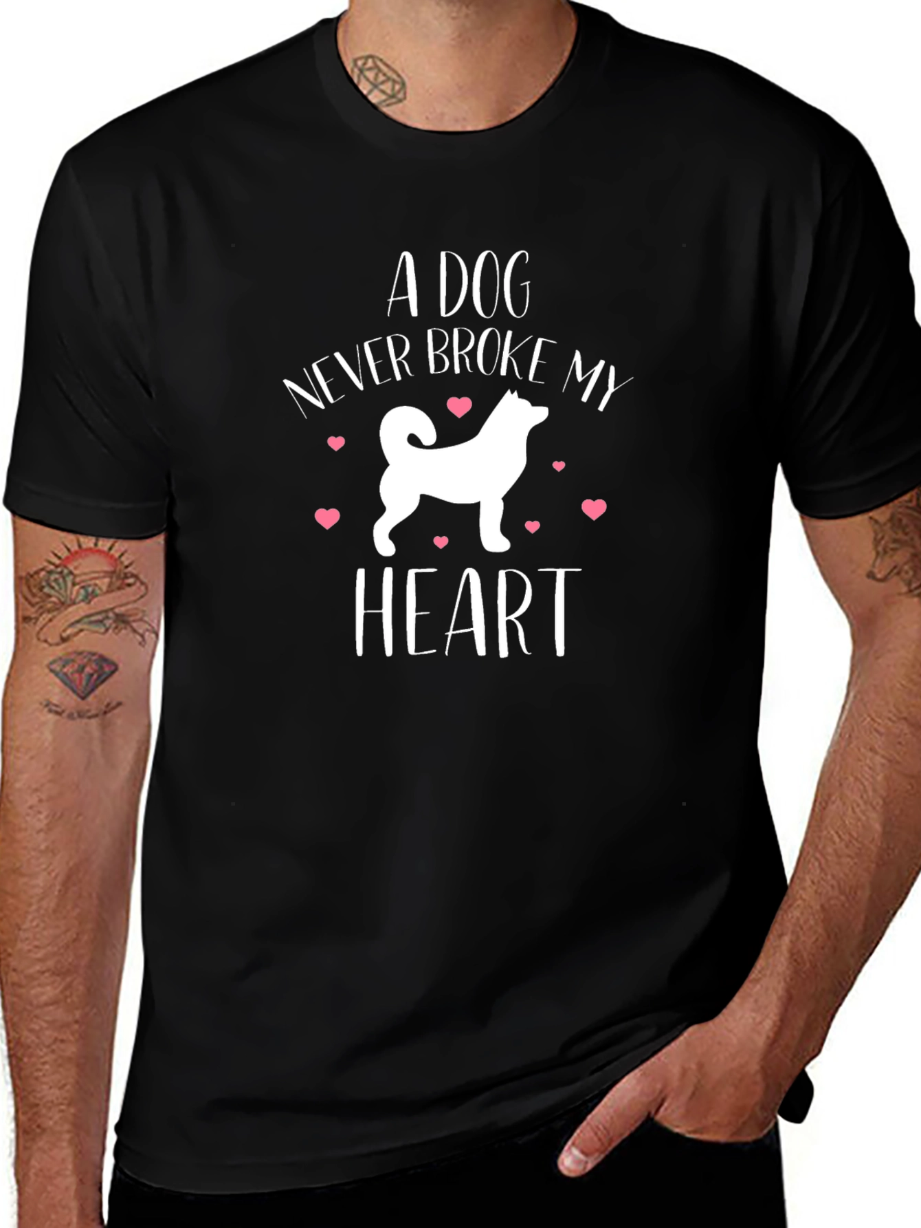 A Dog Never Broke My Heart Graphic Tee
